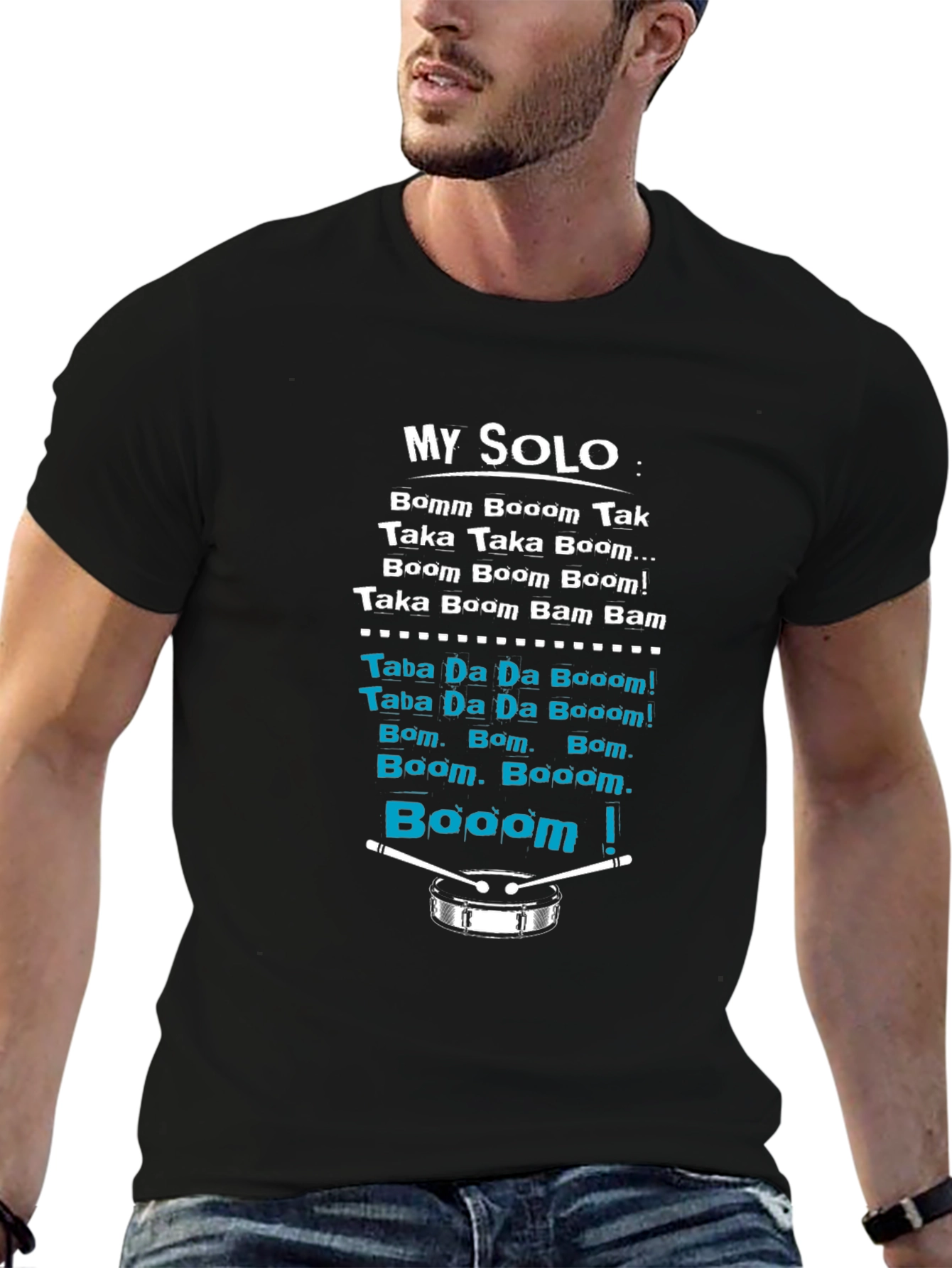 Drummers My Solo T-Shirt - Percussion Music Tee