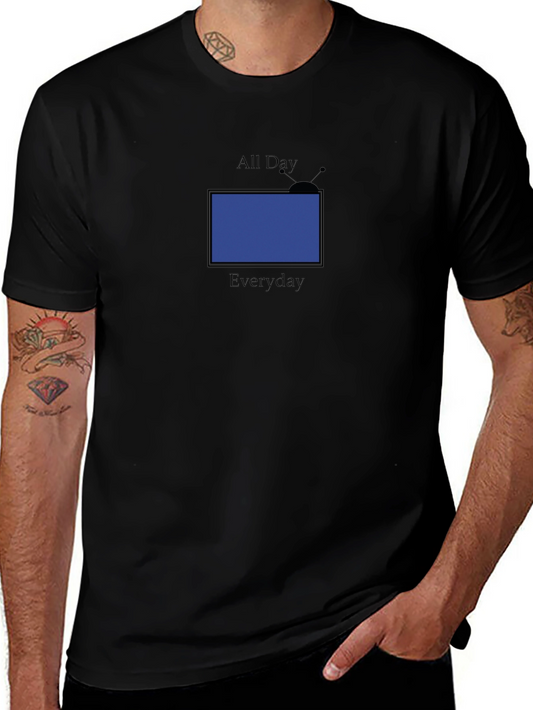 All Day Everyday Black Tee