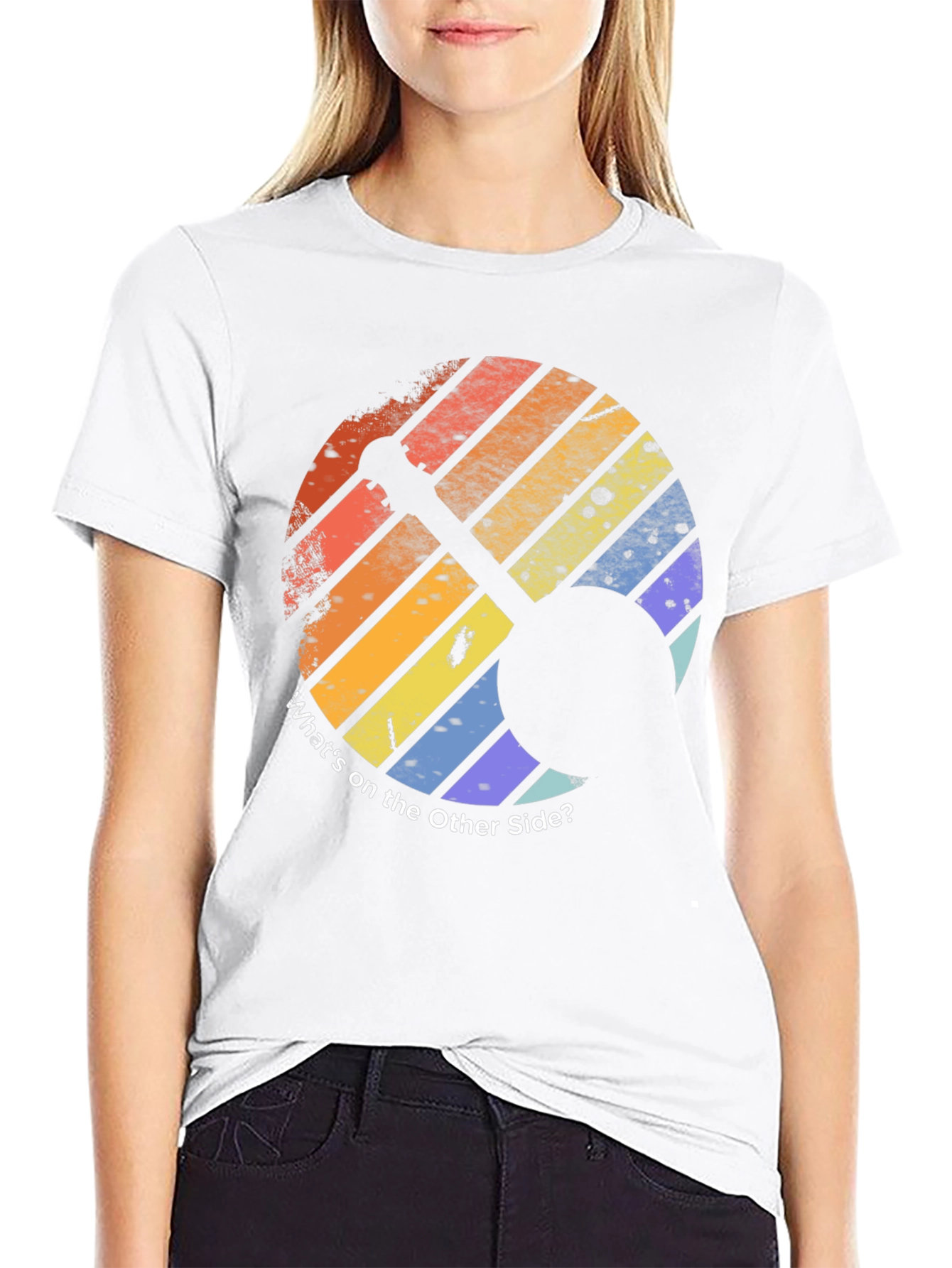 Retro Whats on the Other Side? Graphic T-Shirt