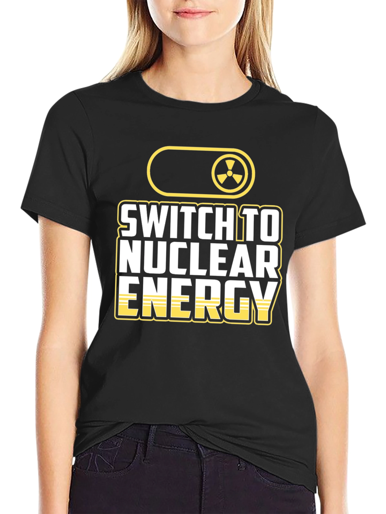Switch To Nuclear Energy Graphic T-Shirt