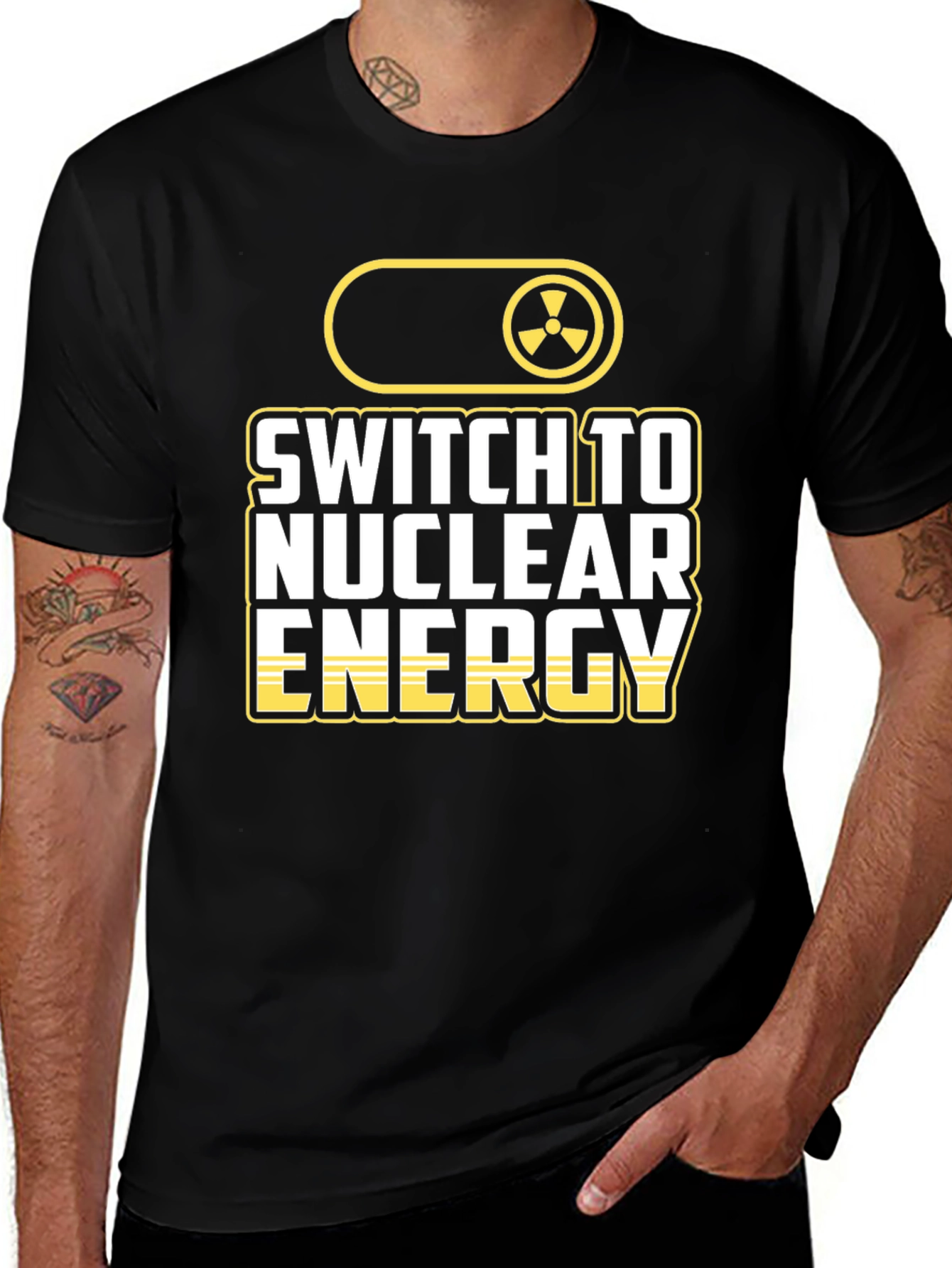Switch To Nuclear Energy Graphic T-Shirt