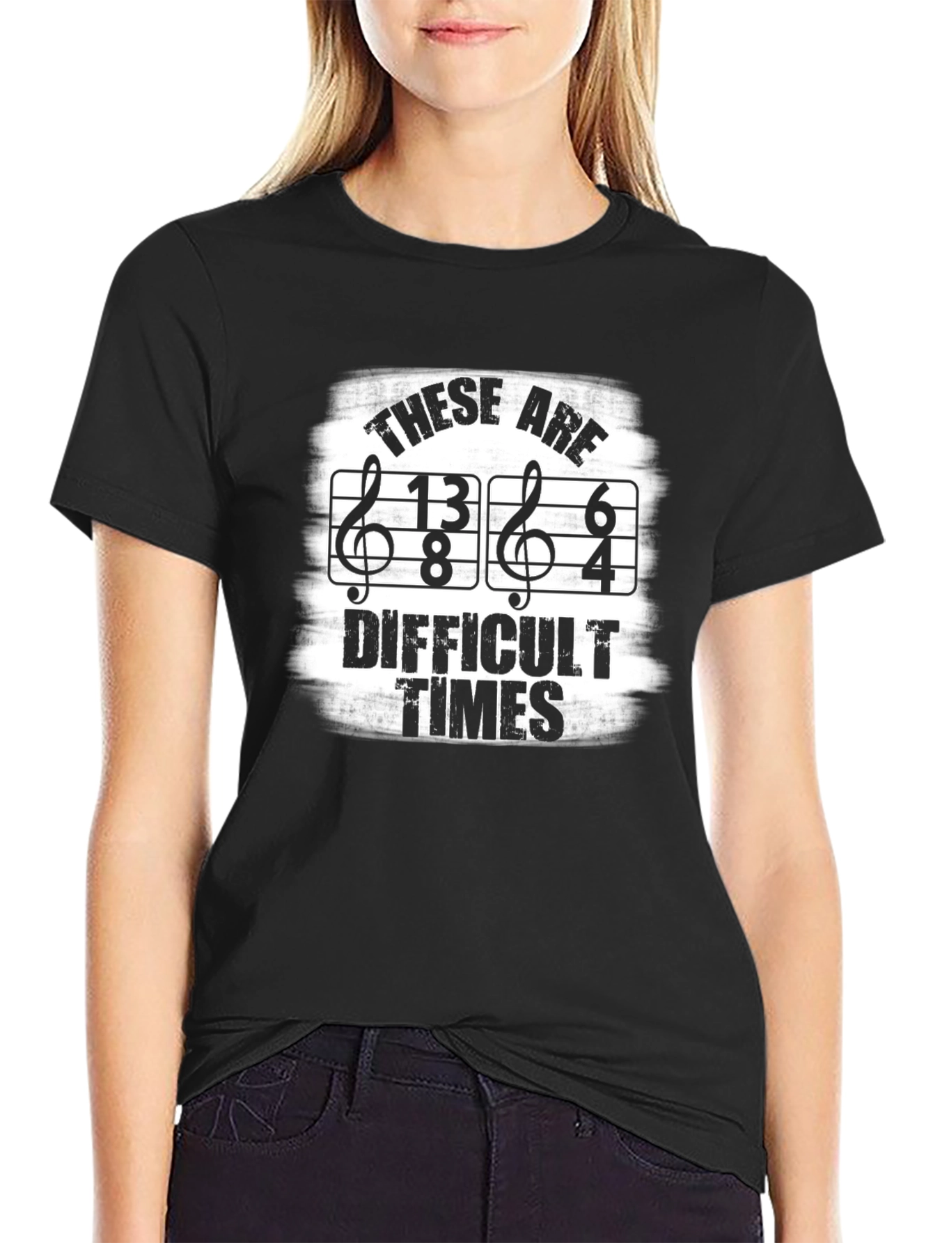 Difficult Times Funny Music T-Shirt