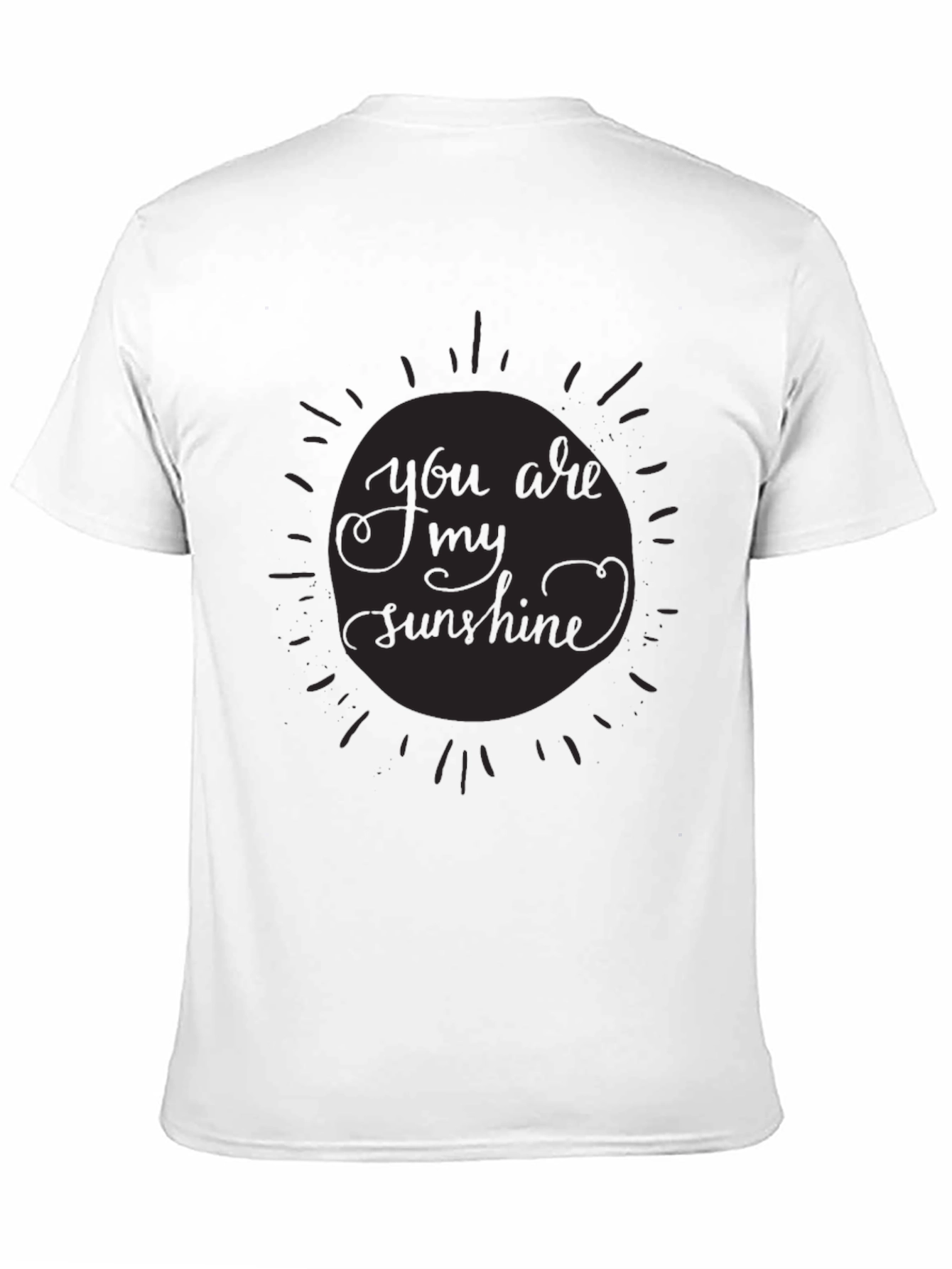 Sunshine Graphic Tee - Stylish Black T-Shirt