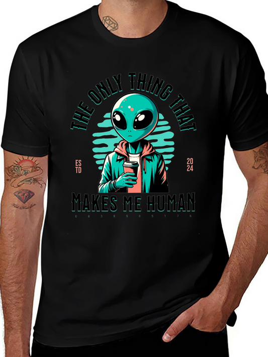 Alien Makes Me Human Graphic Tee