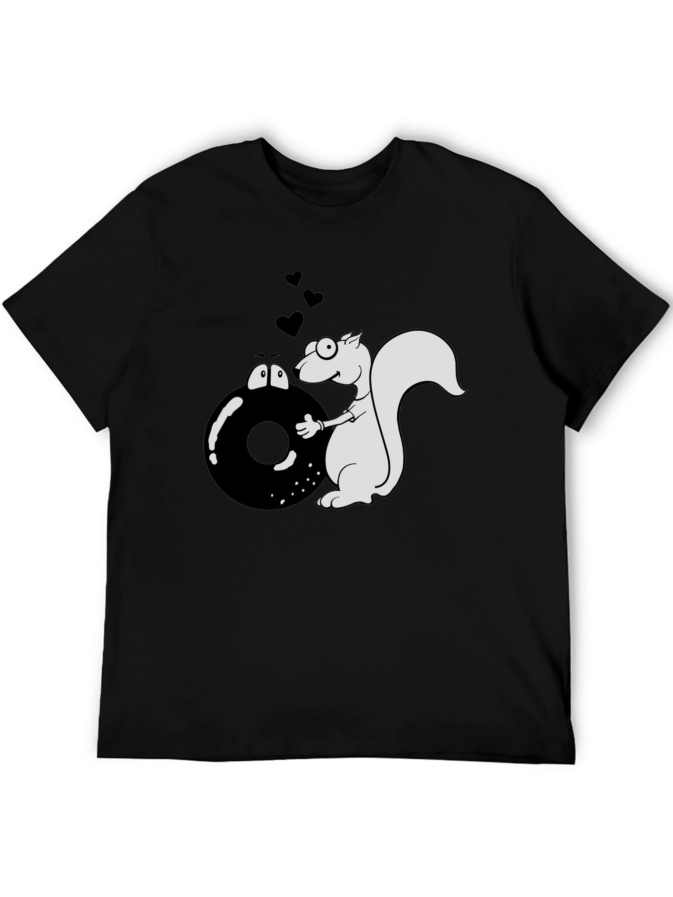 Squirrel & Donut Graphic T-Shirt