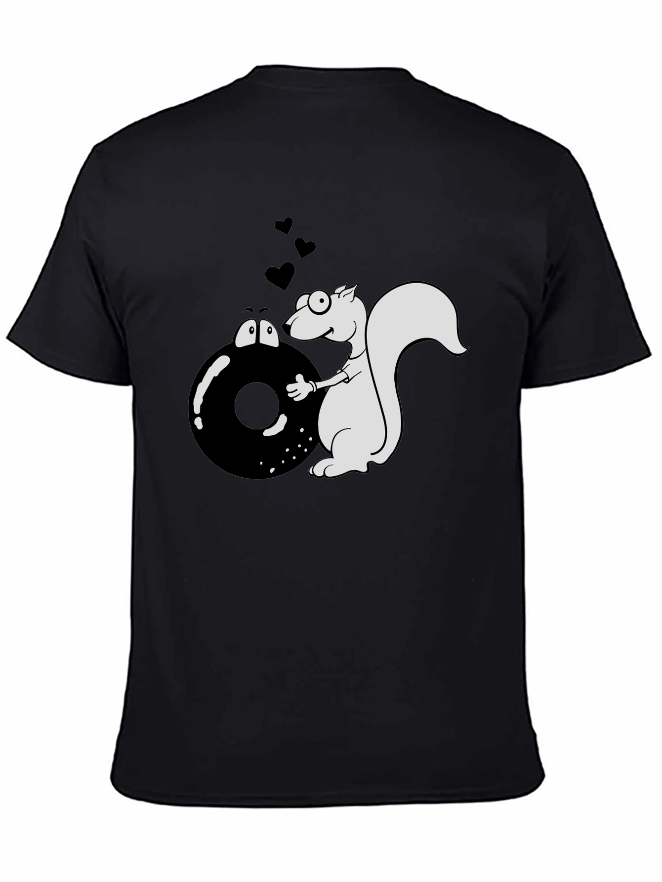 Squirrel & Donut Graphic T-Shirt