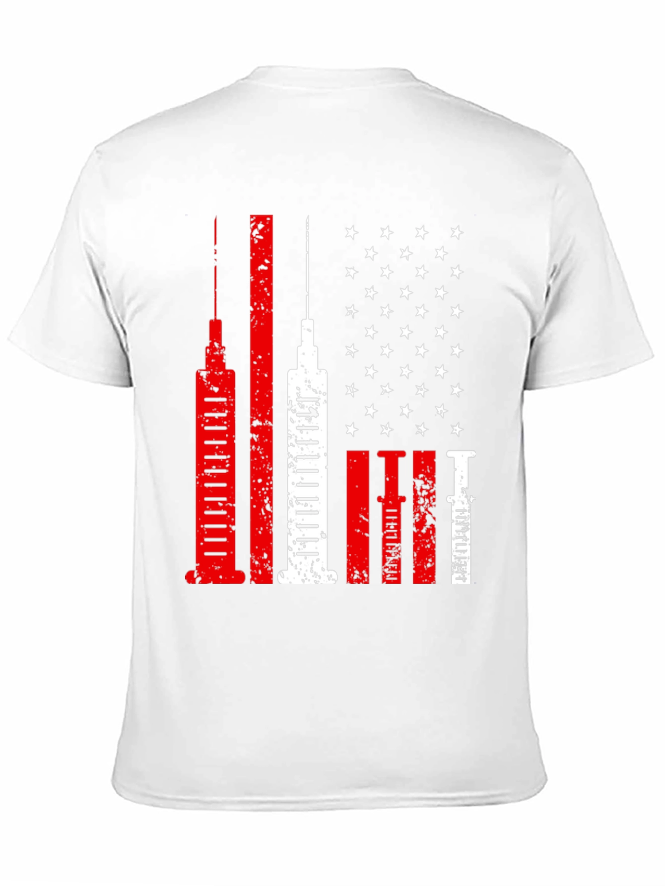 Vaccine American Flag Novelty T-Shirt