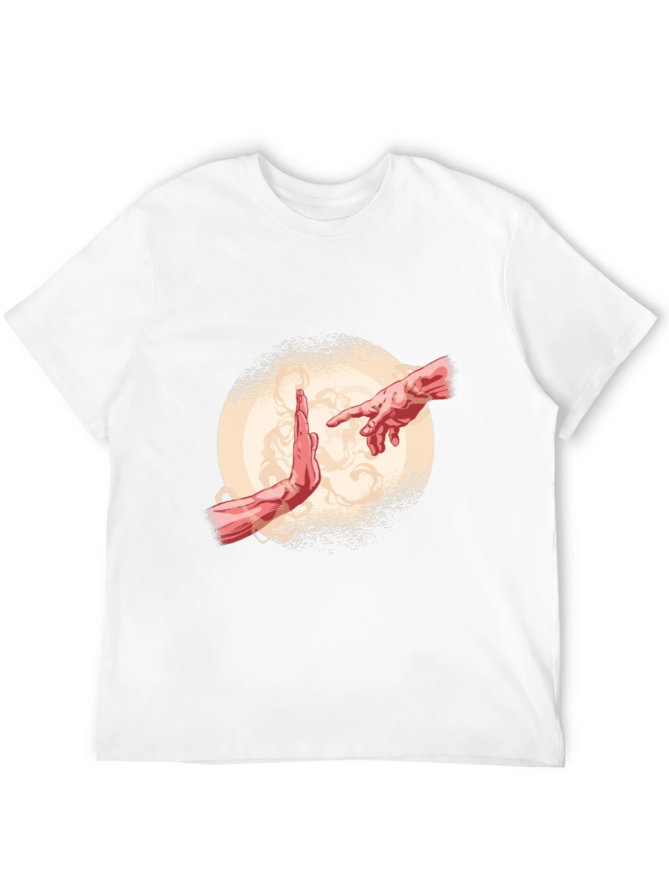 Creation Hands Graphic Black Tee