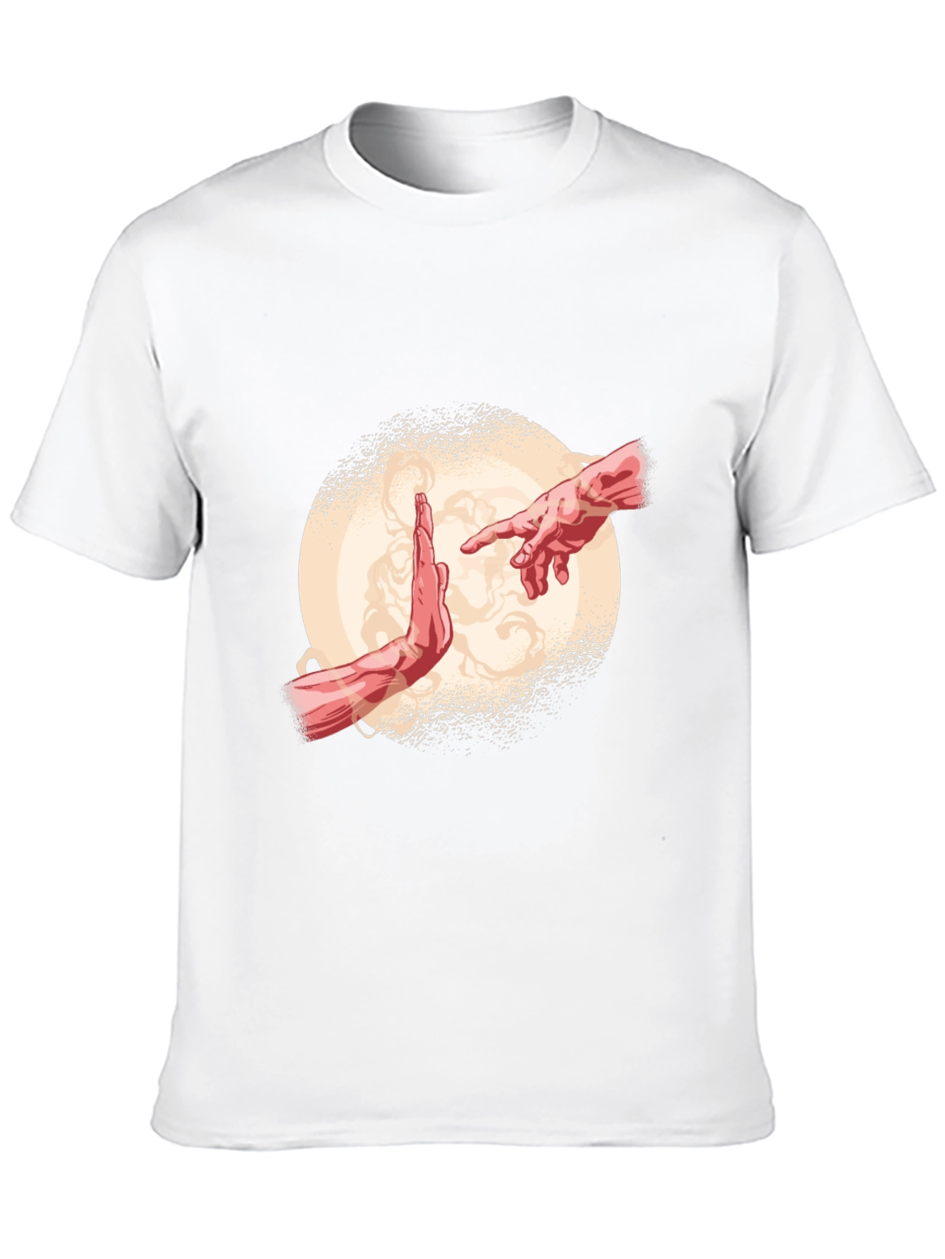 Creation Hands Graphic Black Tee