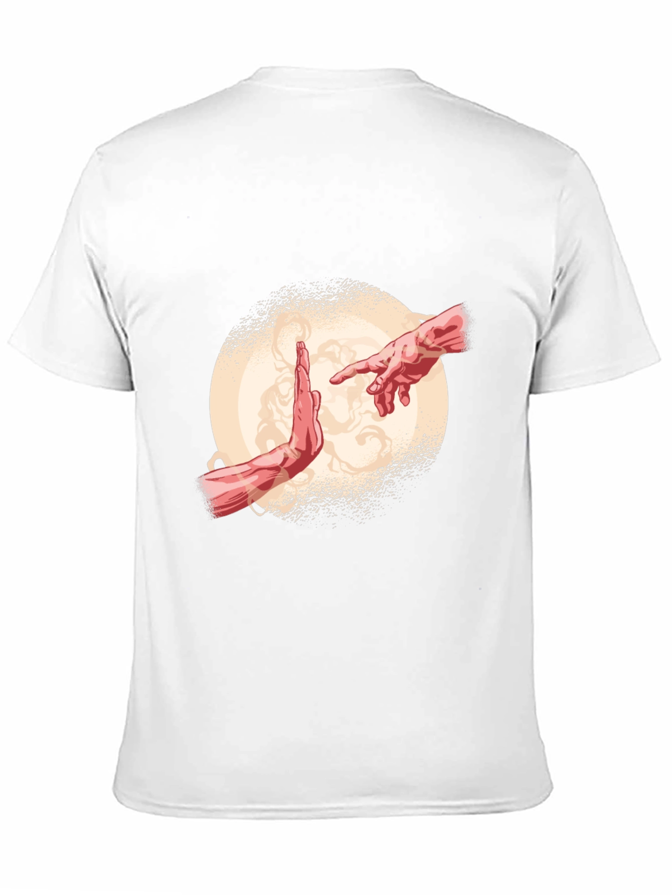 Creation Hands Graphic Black Tee