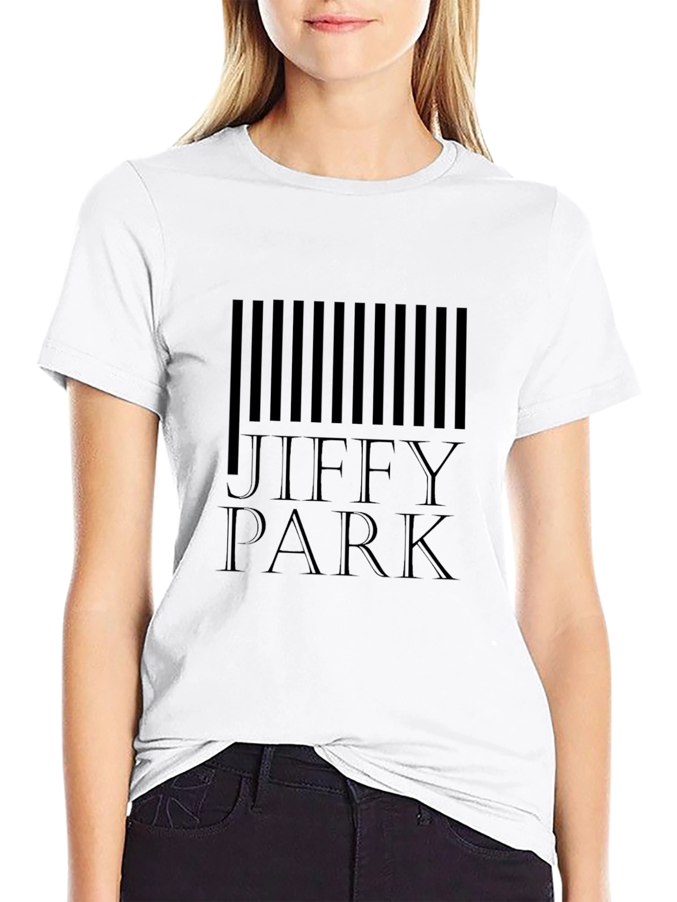 Jiffy Park Barcode T-Shirt - Stylish Graphic Tee