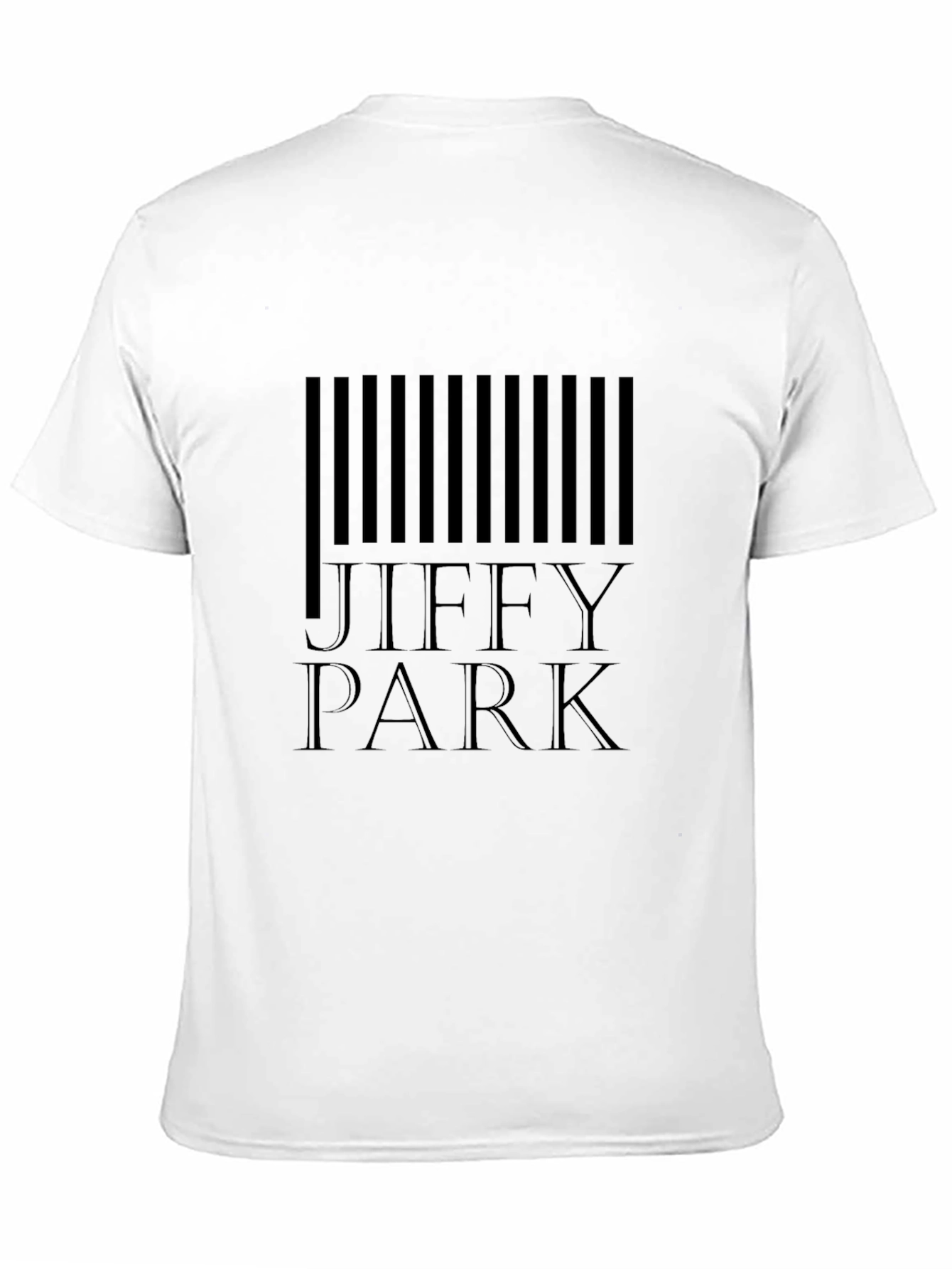 Jiffy Park Barcode T-Shirt - Stylish Graphic Tee