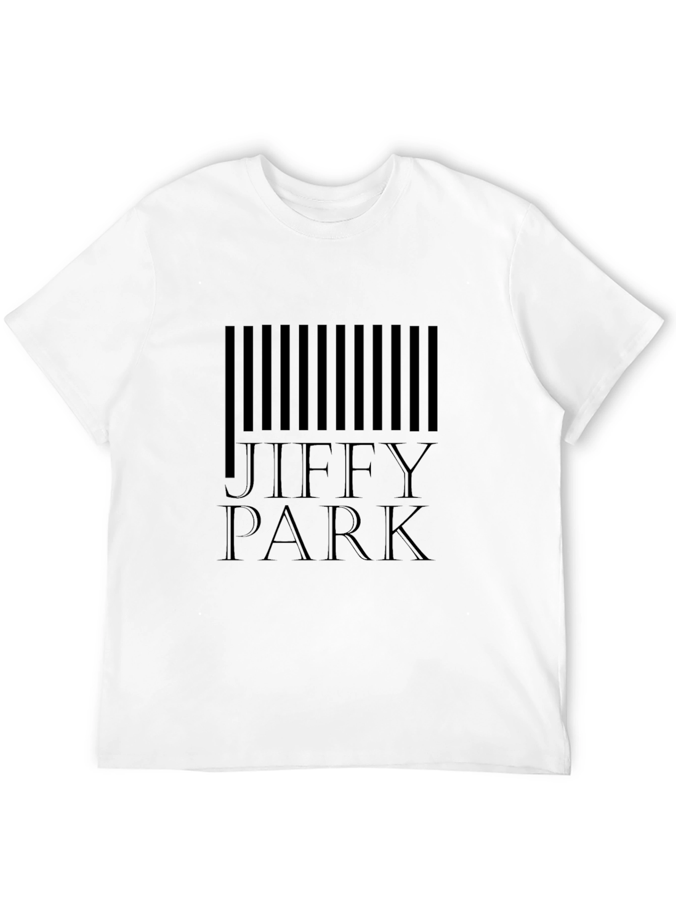 Jiffy Park Barcode T-Shirt - Stylish Graphic Tee