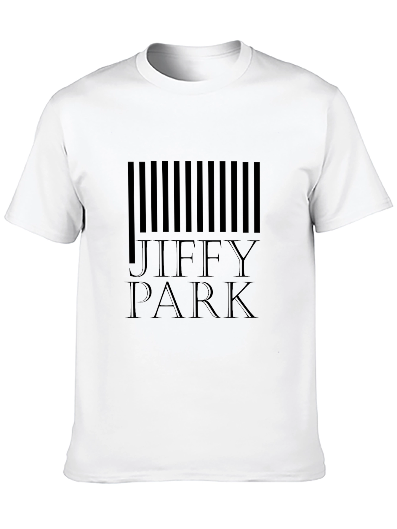 Jiffy Park Barcode T-Shirt - Stylish Graphic Tee