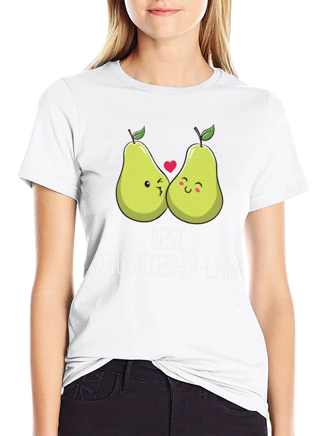 Best Daughter-in-Law Pear Pun T-Shirt - Cute Gift!