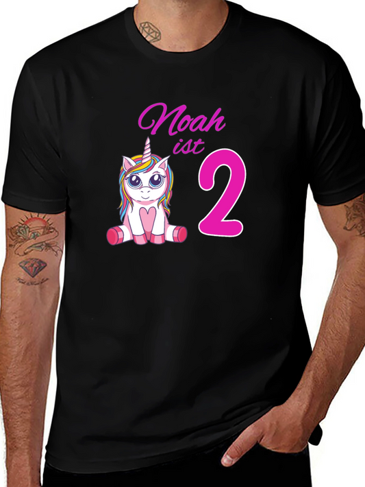 Noahs 2nd Birthday Unicorn Tee