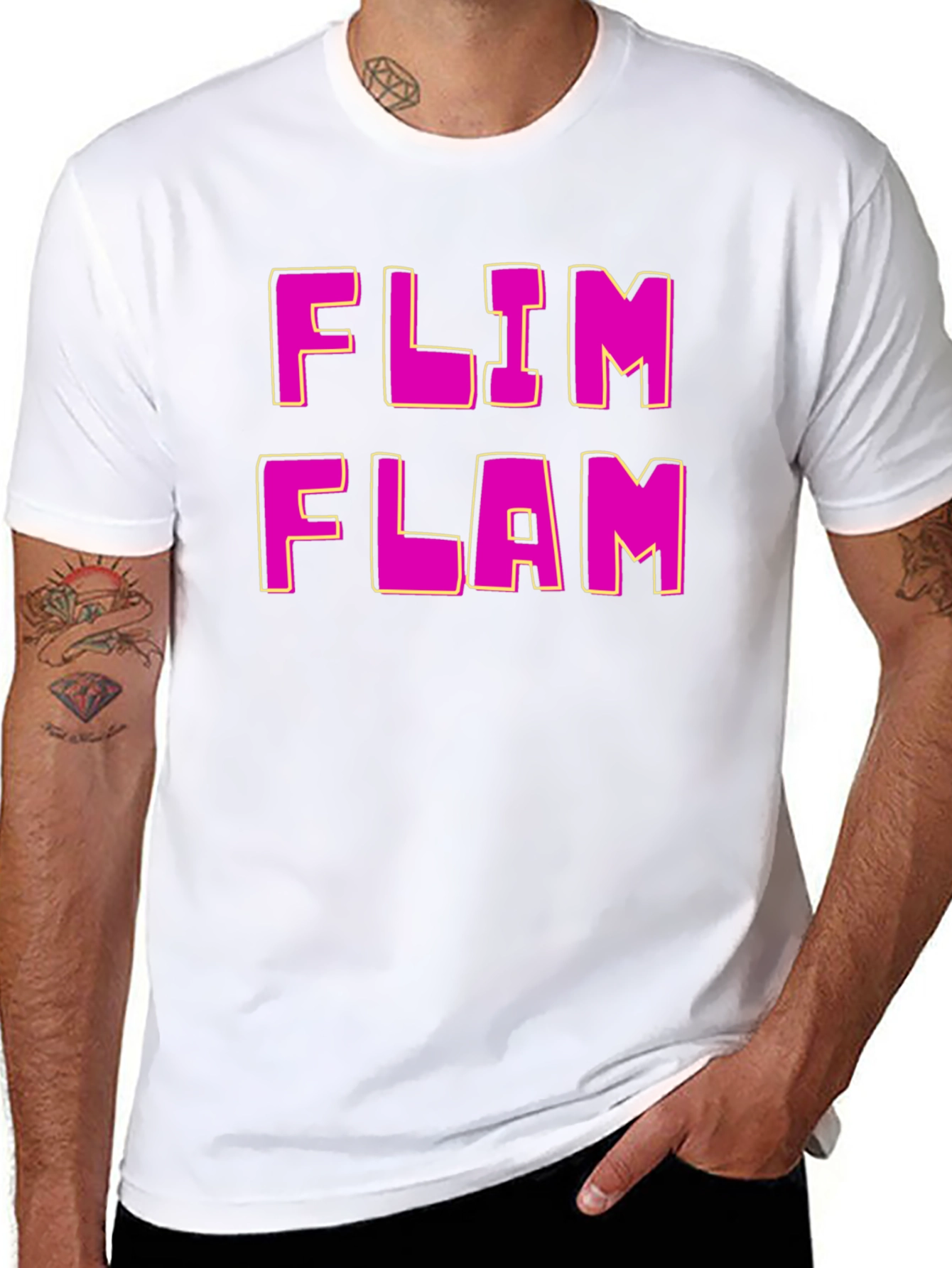 Flim Flam Graphic Tee - Bold Statement Shirt