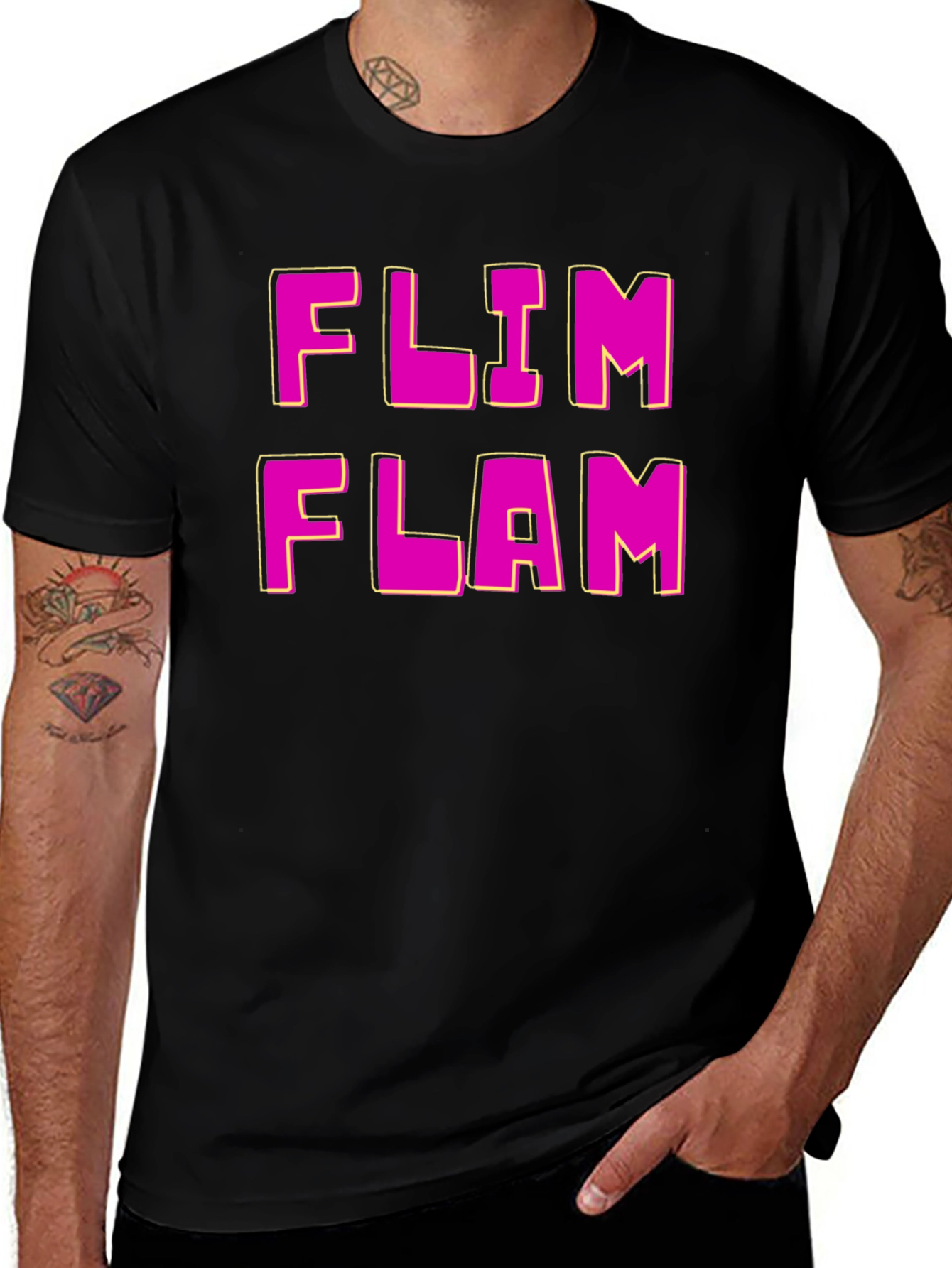 Flim Flam Graphic Tee - Bold Statement Shirt