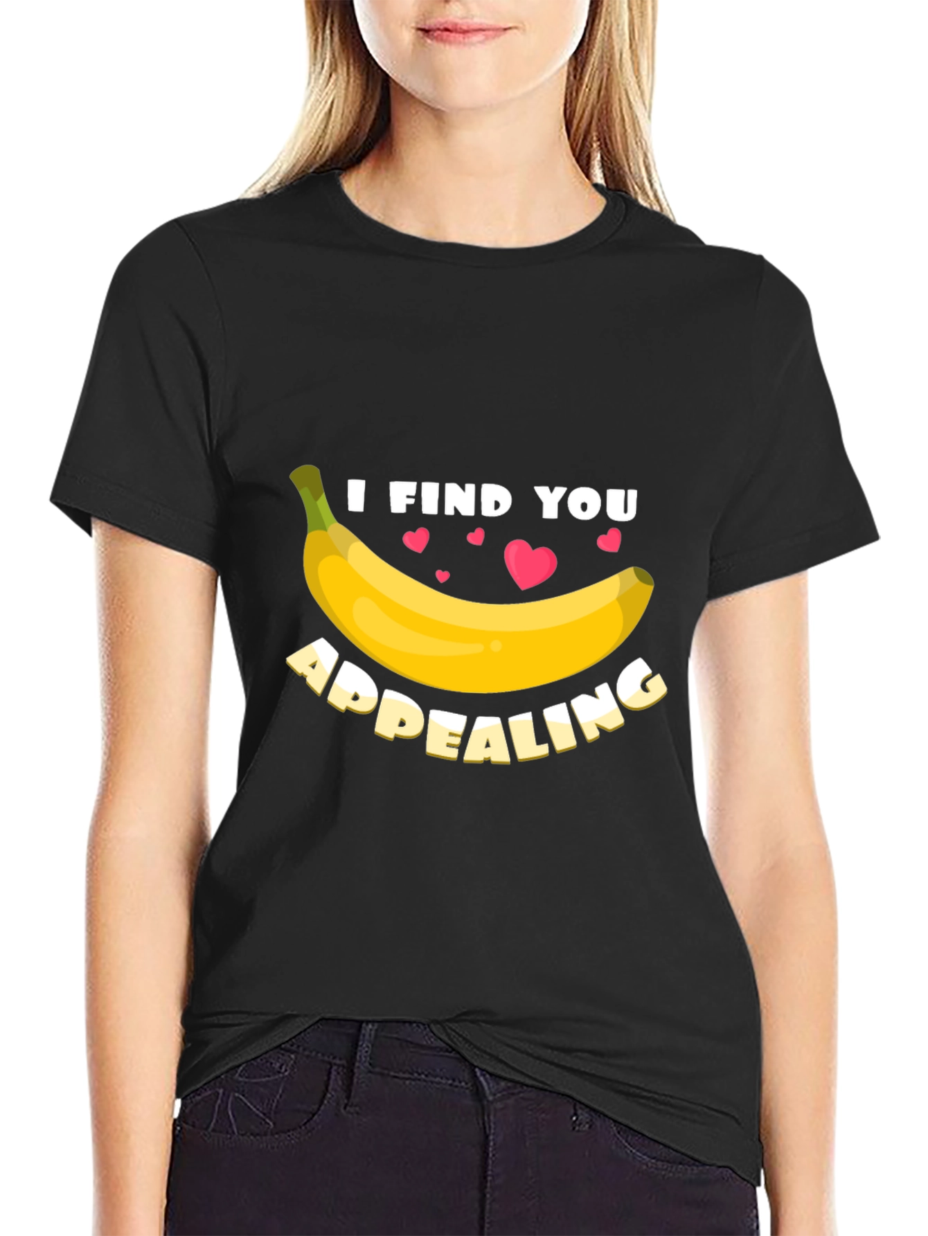 I Find You Appealing Funny Banana Graphic T-Shirt