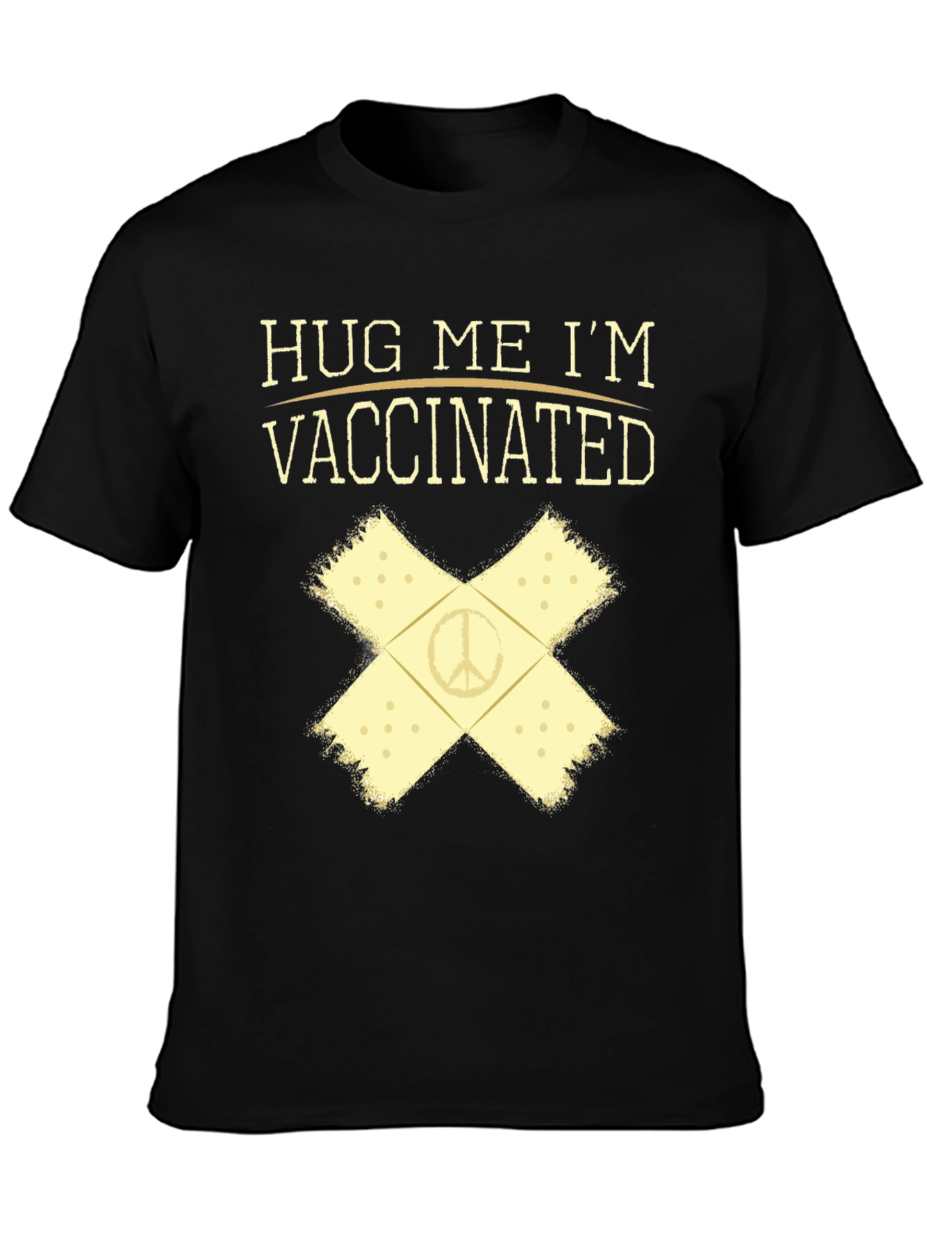 Vaccinated Peace Sign T-Shirt