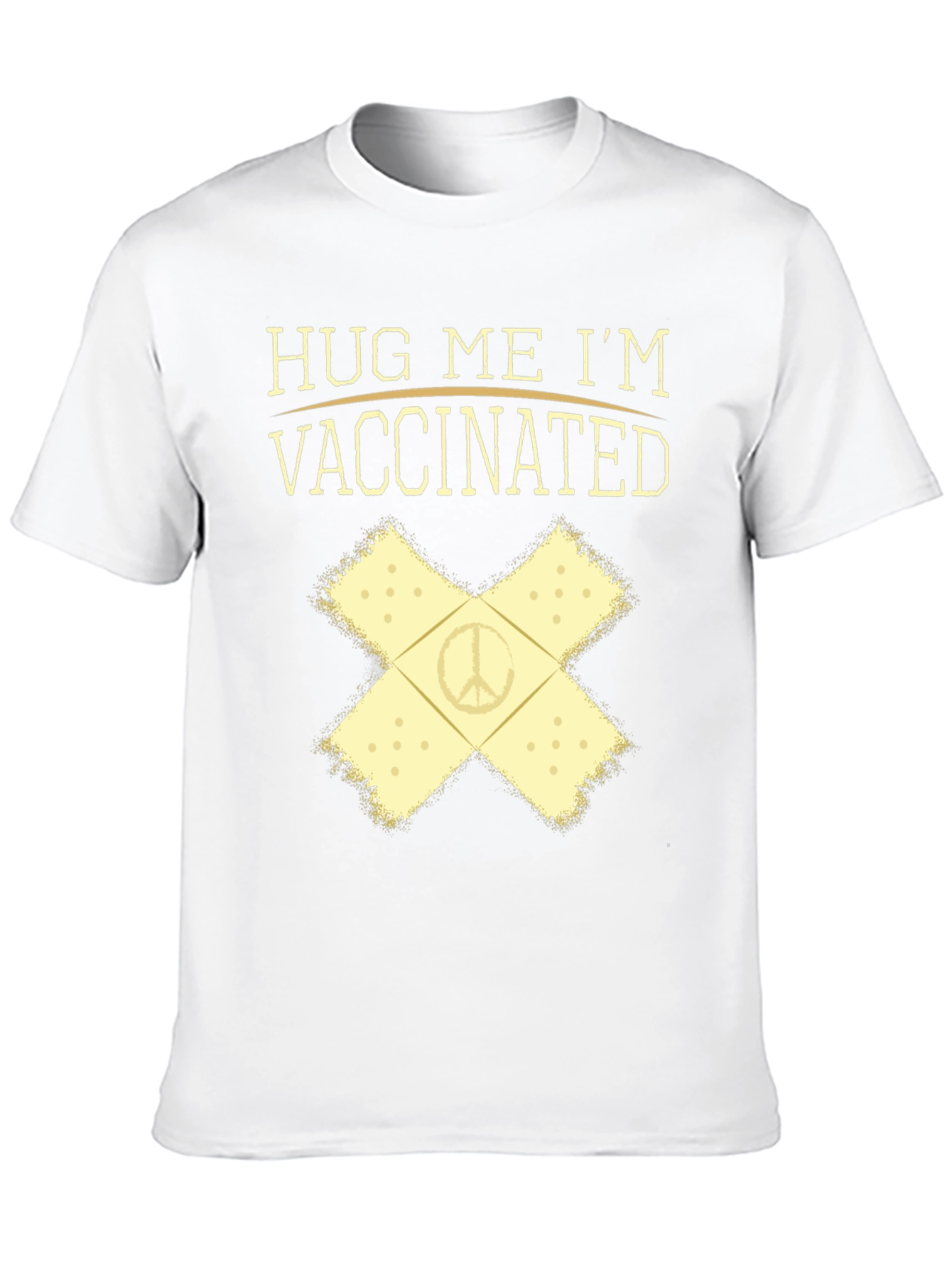Vaccinated Peace Sign T-Shirt