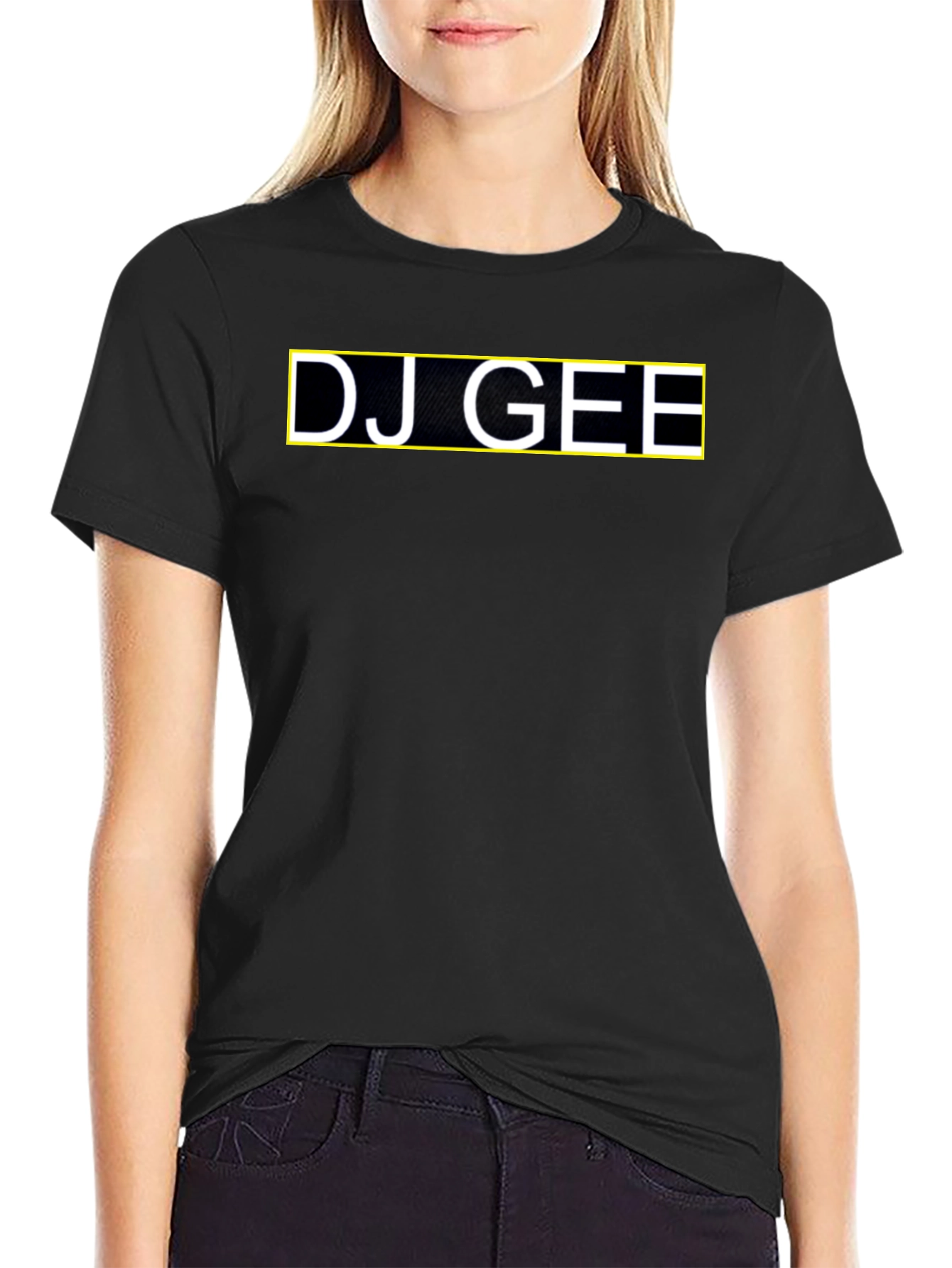 DJ GEE Graphic Tee - Stylish Black T-Shirt