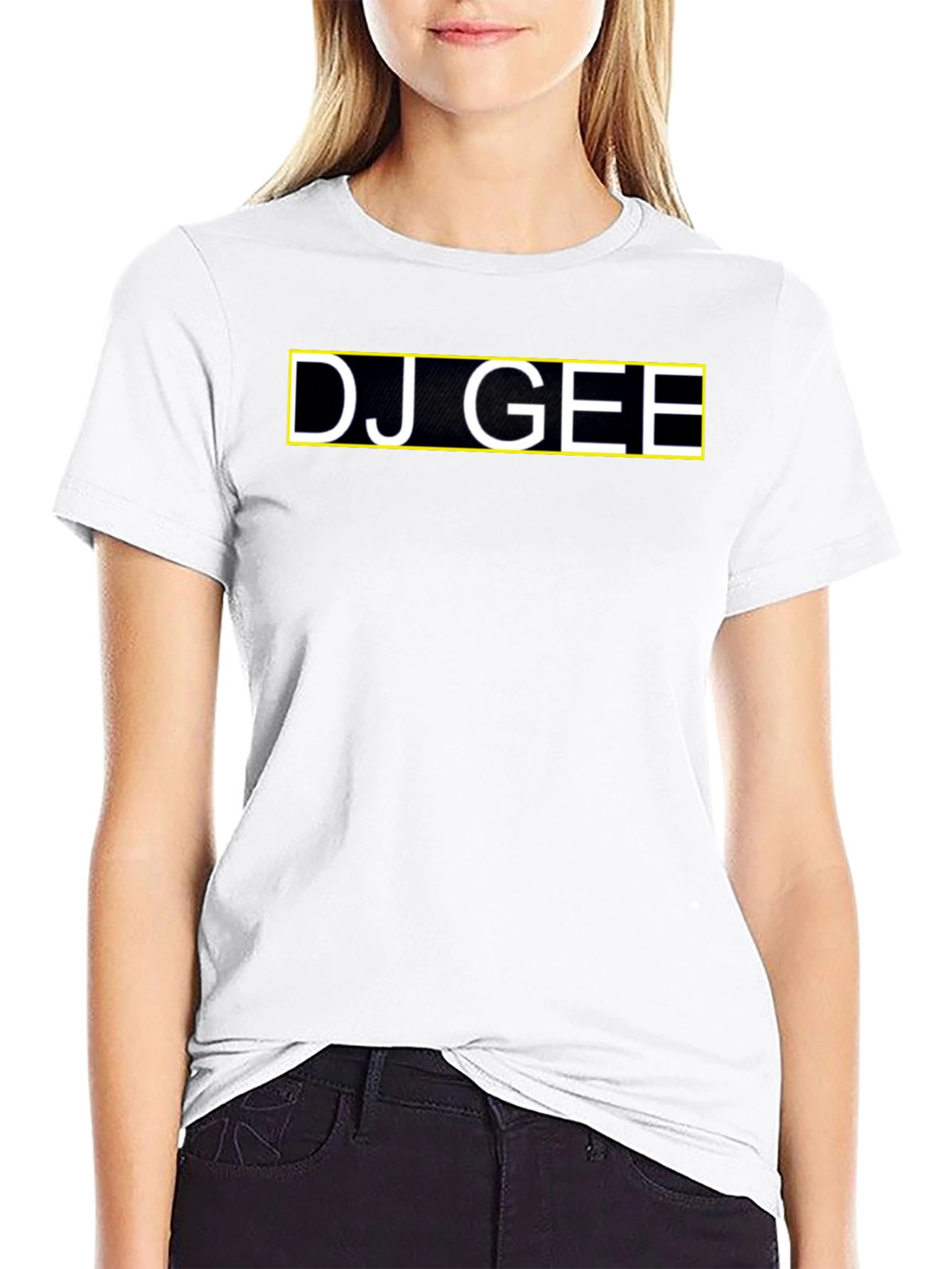 DJ GEE Graphic Tee - Stylish Black T-Shirt