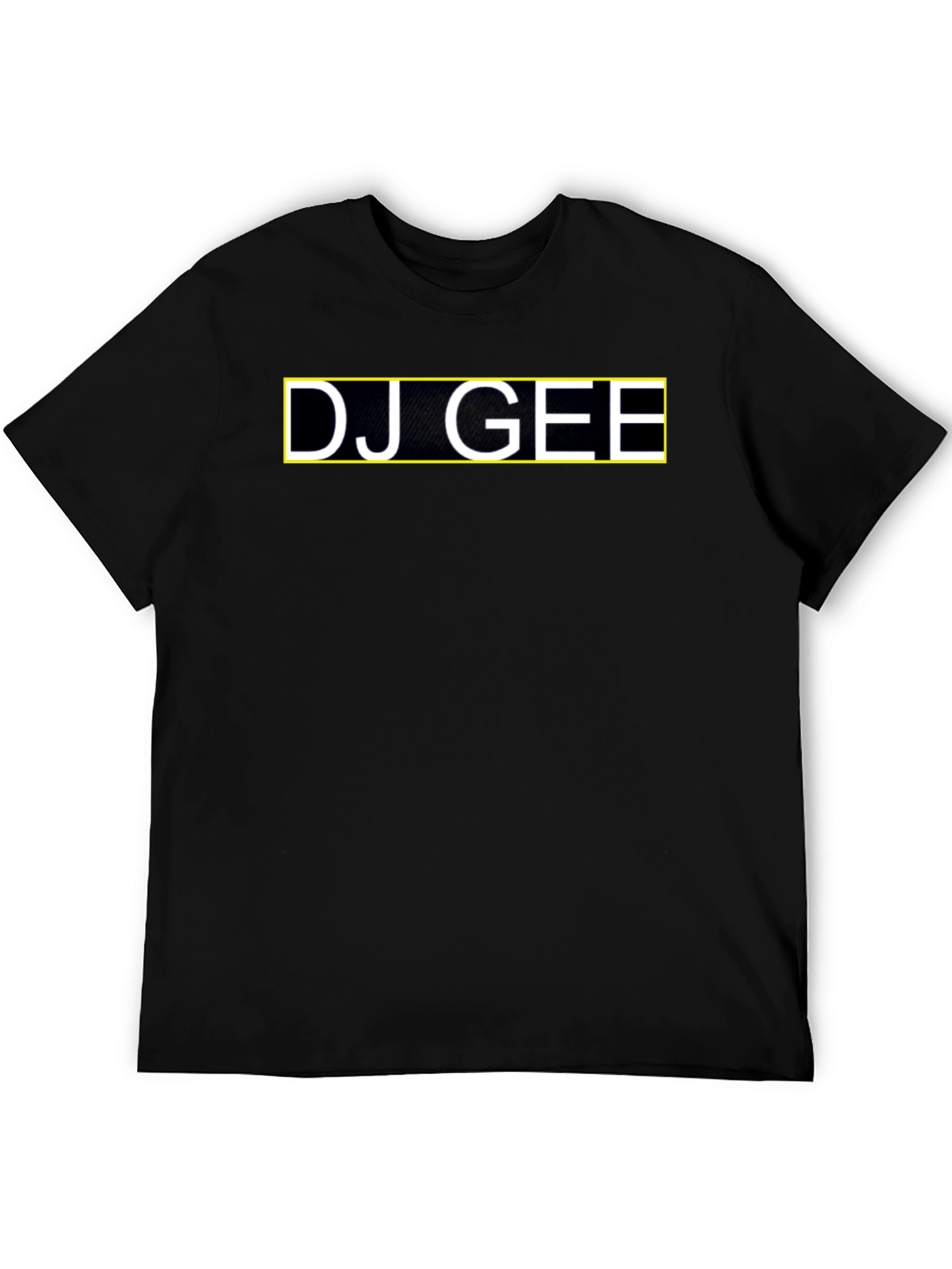 DJ GEE Graphic Tee - Stylish Black T-Shirt