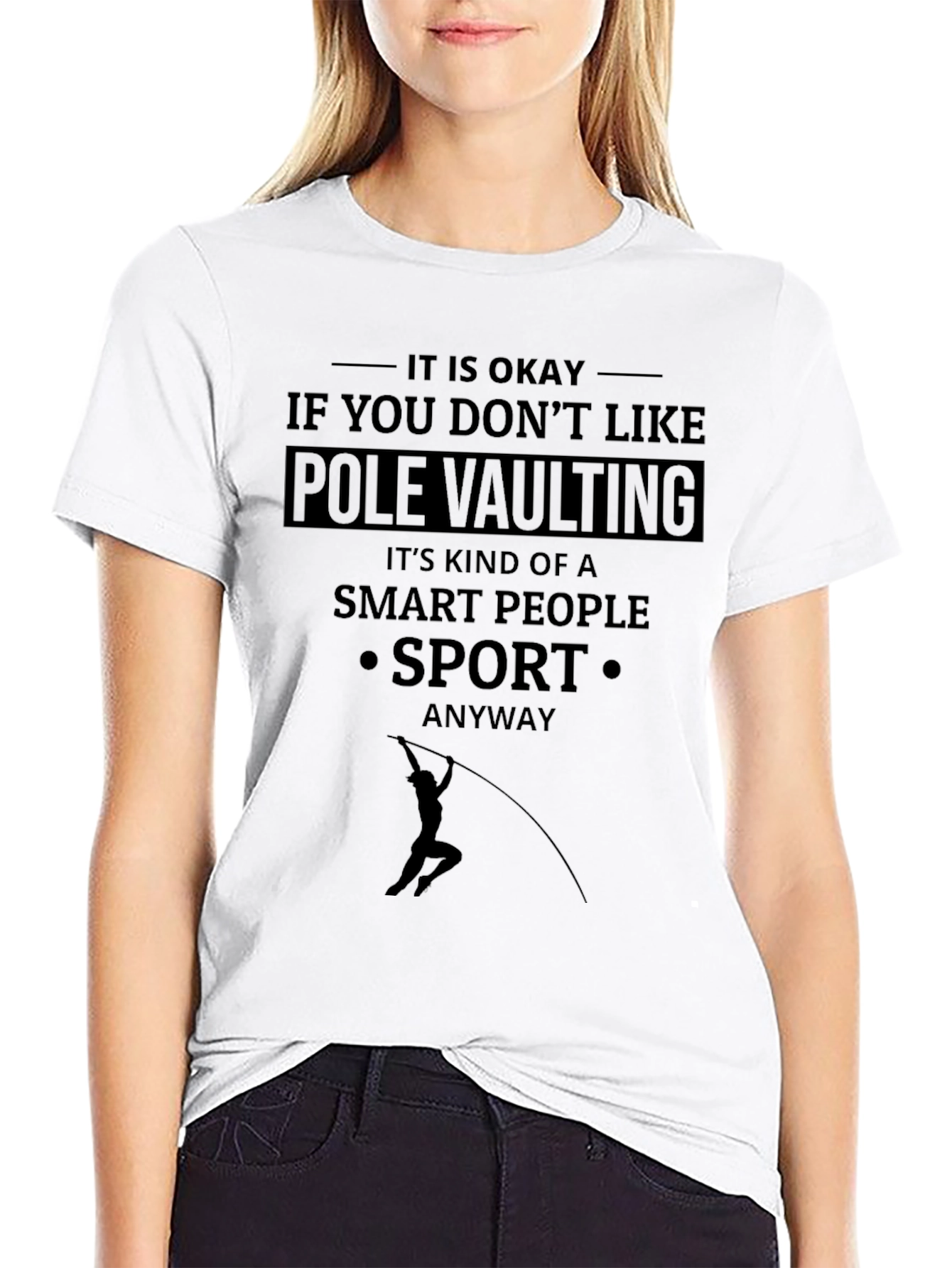 Pole Vaulting Smart People Sport T-Shirt