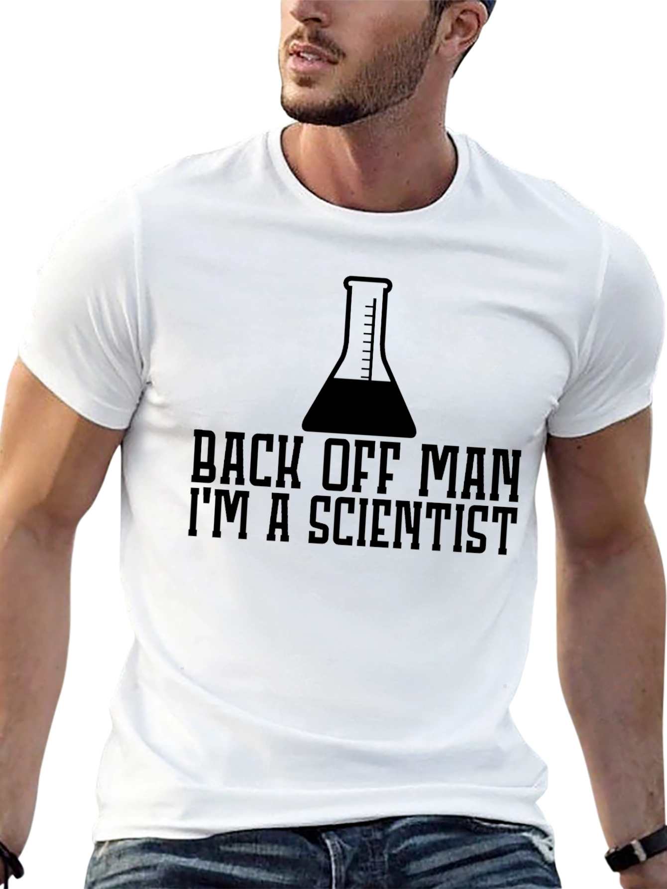 Back Off Man Im A Scientist Black T-Shirt