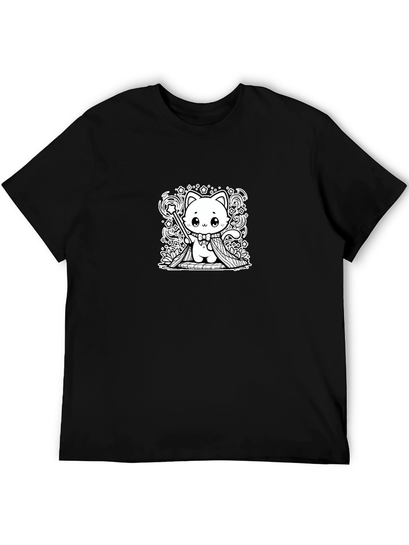 Magical Kitty T-Shirt - Whimsical Wizard Cat Design