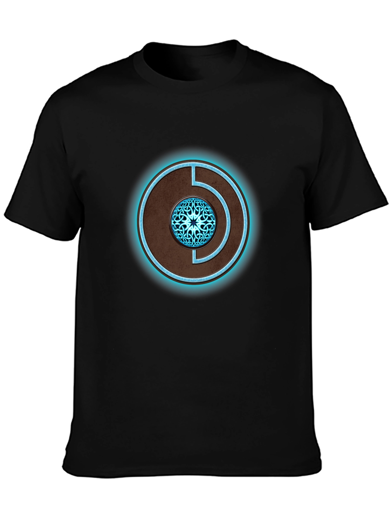 Mystic Orb Graphic Tee - Black Cotton Blend
