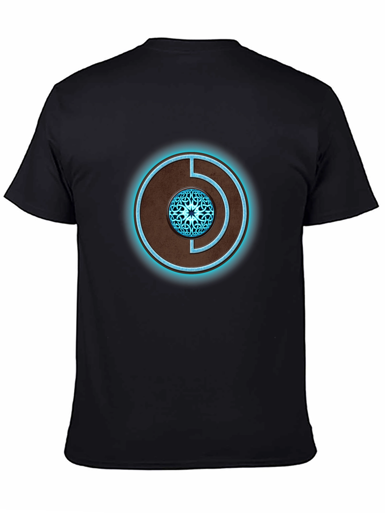 Mystic Orb Graphic Tee - Black Cotton Blend