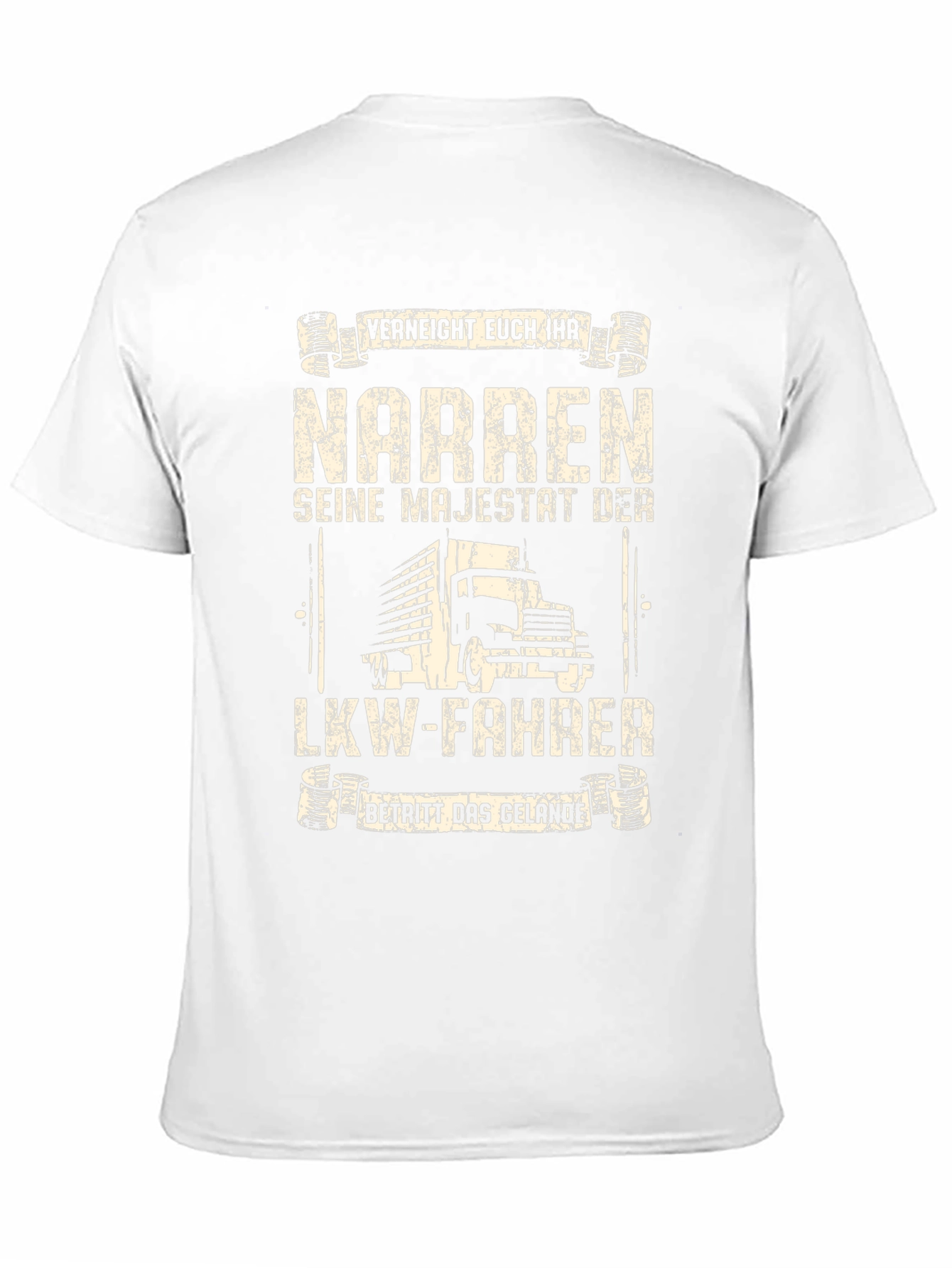 Funny German Trucker T-Shirt - Seine Majestät Der LKW-Fahrer