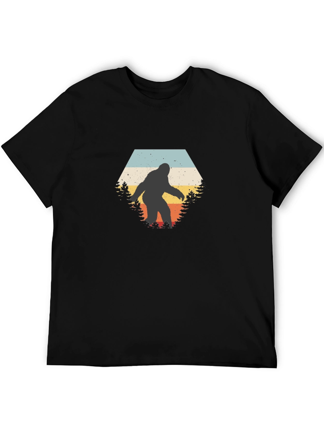 Retro Bigfoot Graphic Tee - Sasquatch T-Shirt