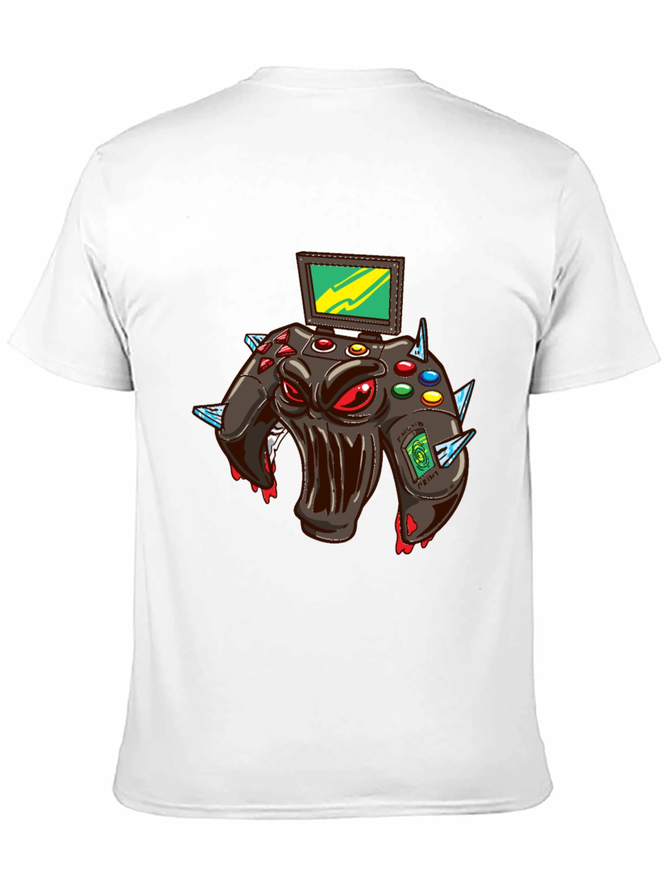 Monster Gaming Controller Graphic T-Shirt