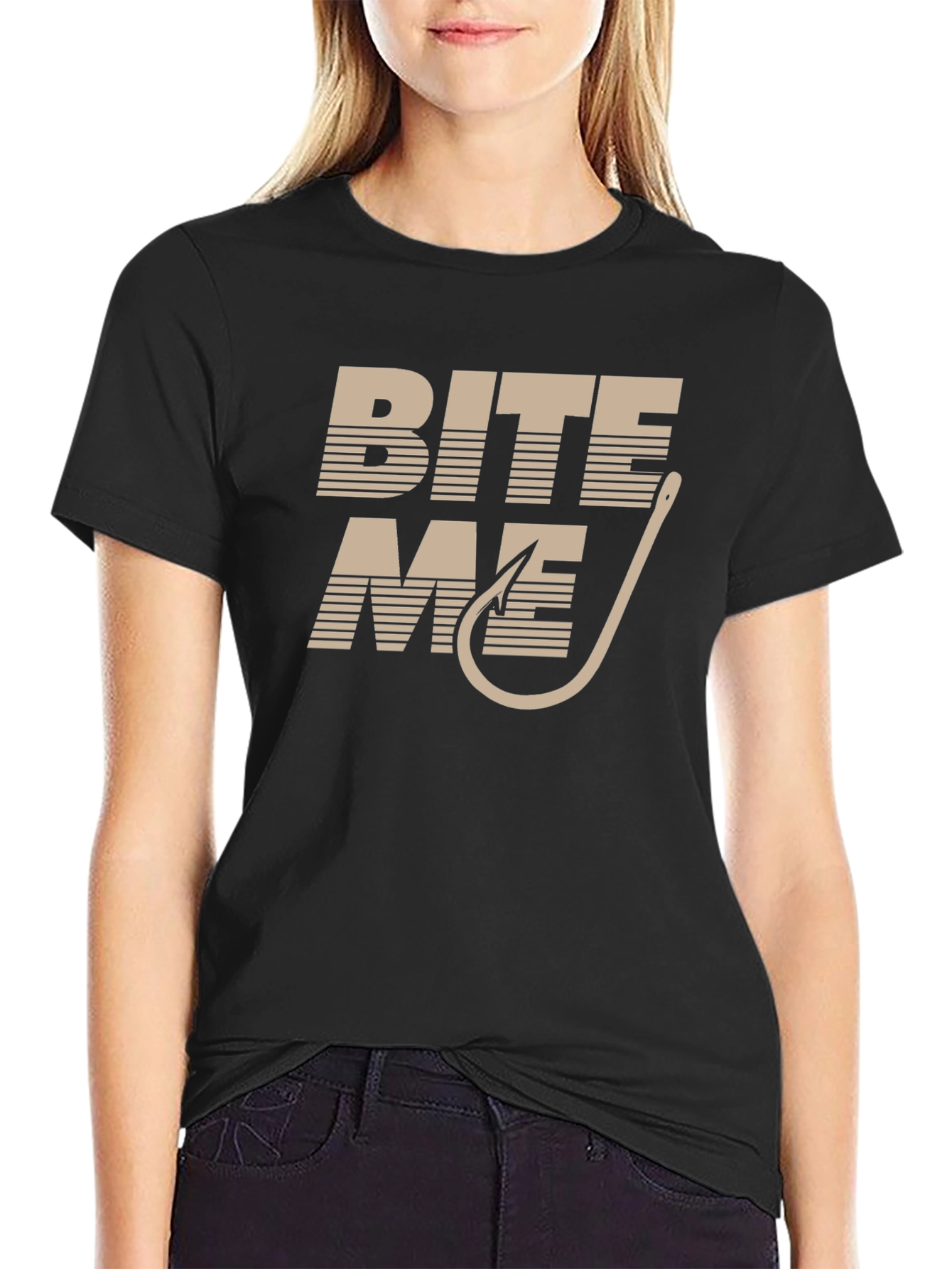 Bite Me Fishing Hook T-Shirt