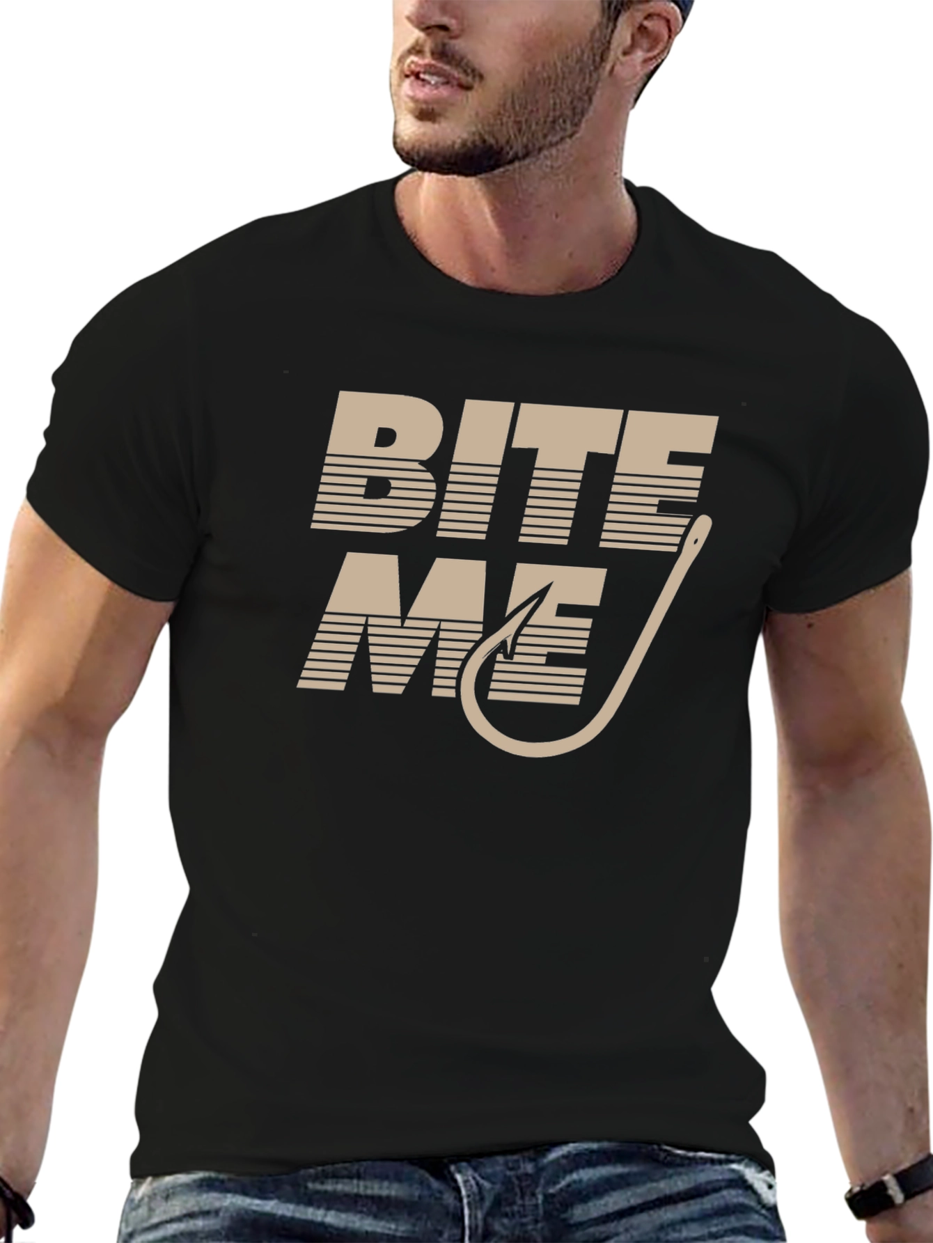 Bite Me Fishing Hook T-Shirt