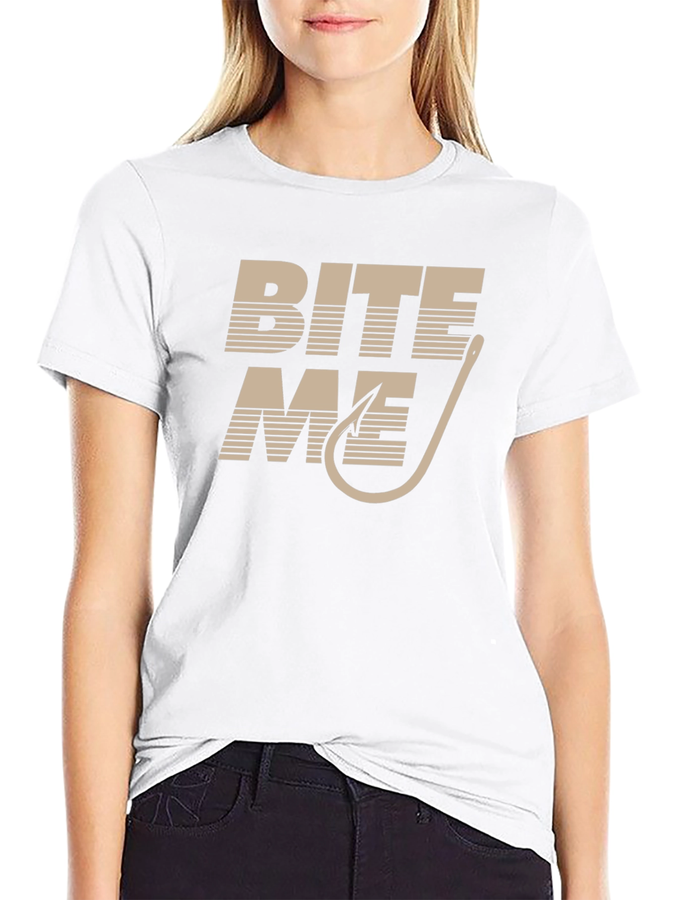 Bite Me Fishing Hook T-Shirt