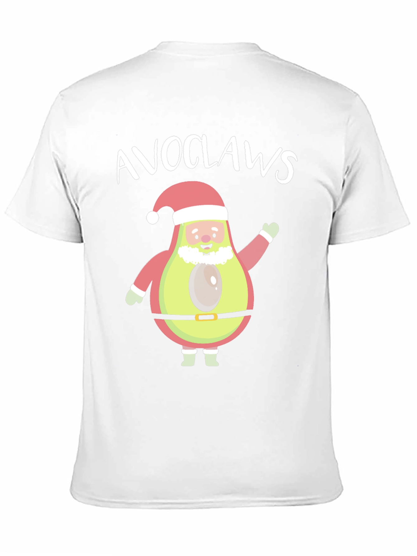 Avoclauss Santa Avocado Christmas Holiday Tee