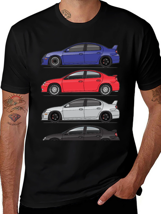 Car Stack Graphic Tee