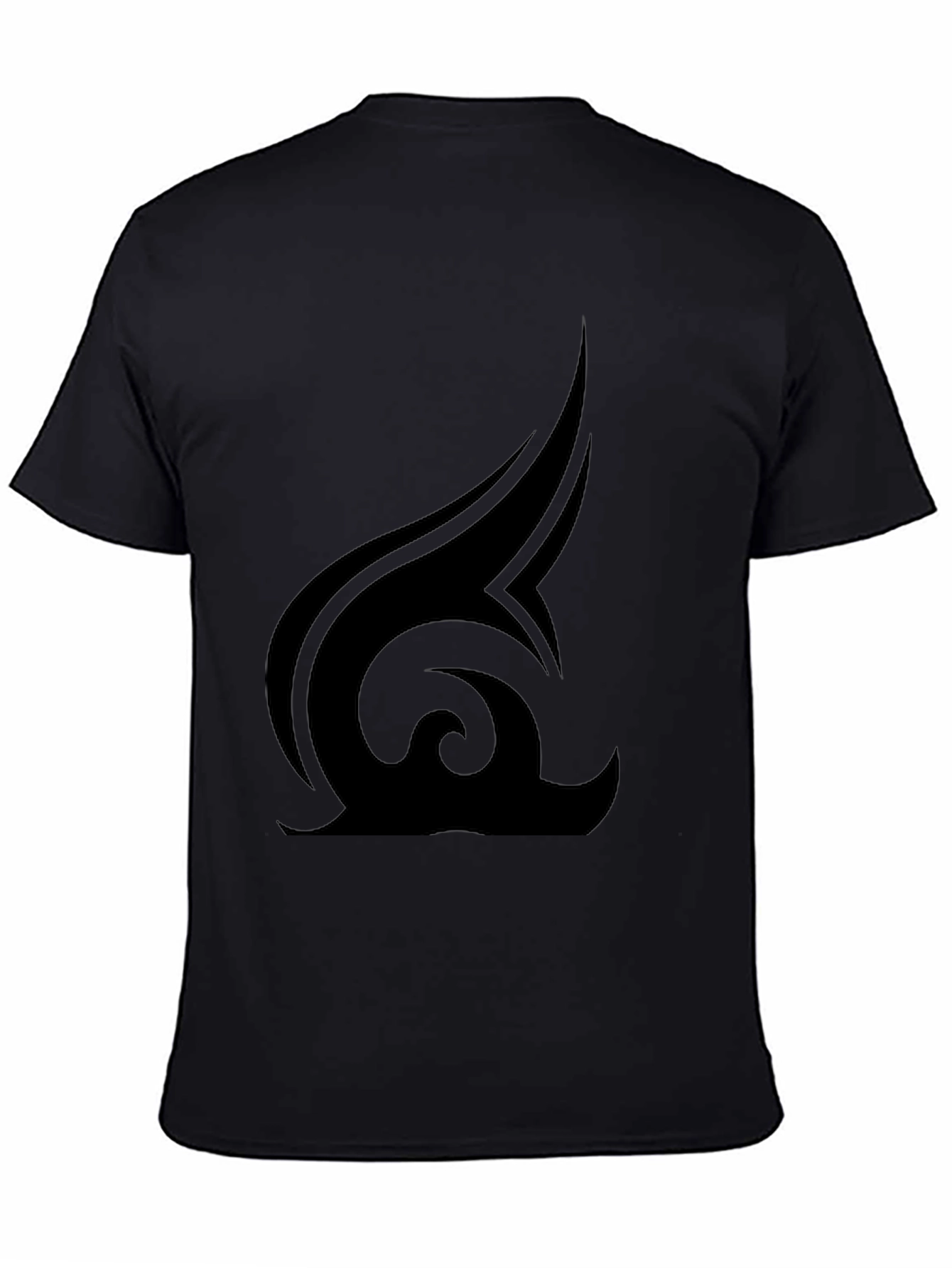 Tribal Graphic Black T-Shirt - Modern Style