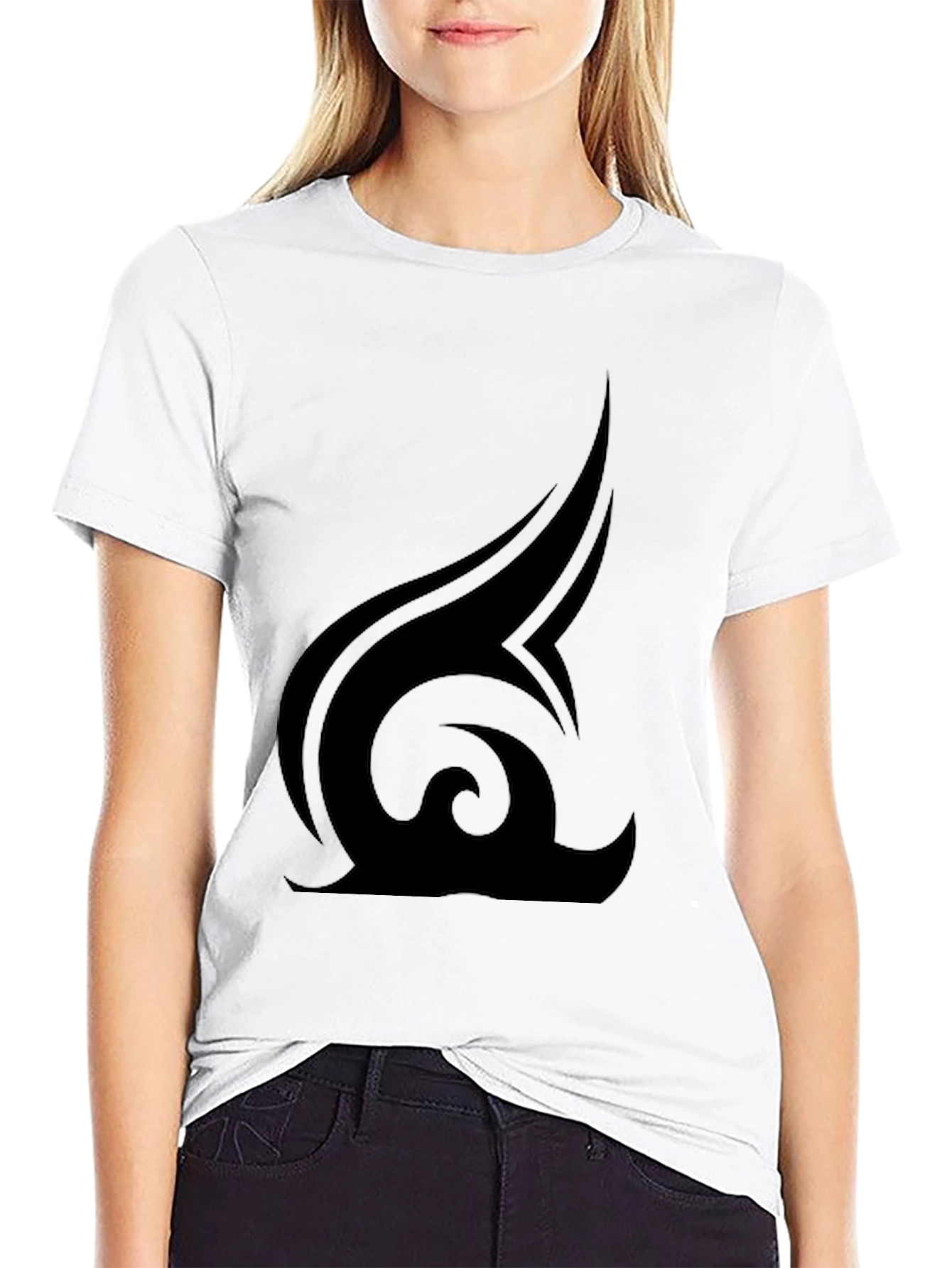 Tribal Graphic Black T-Shirt - Modern Style