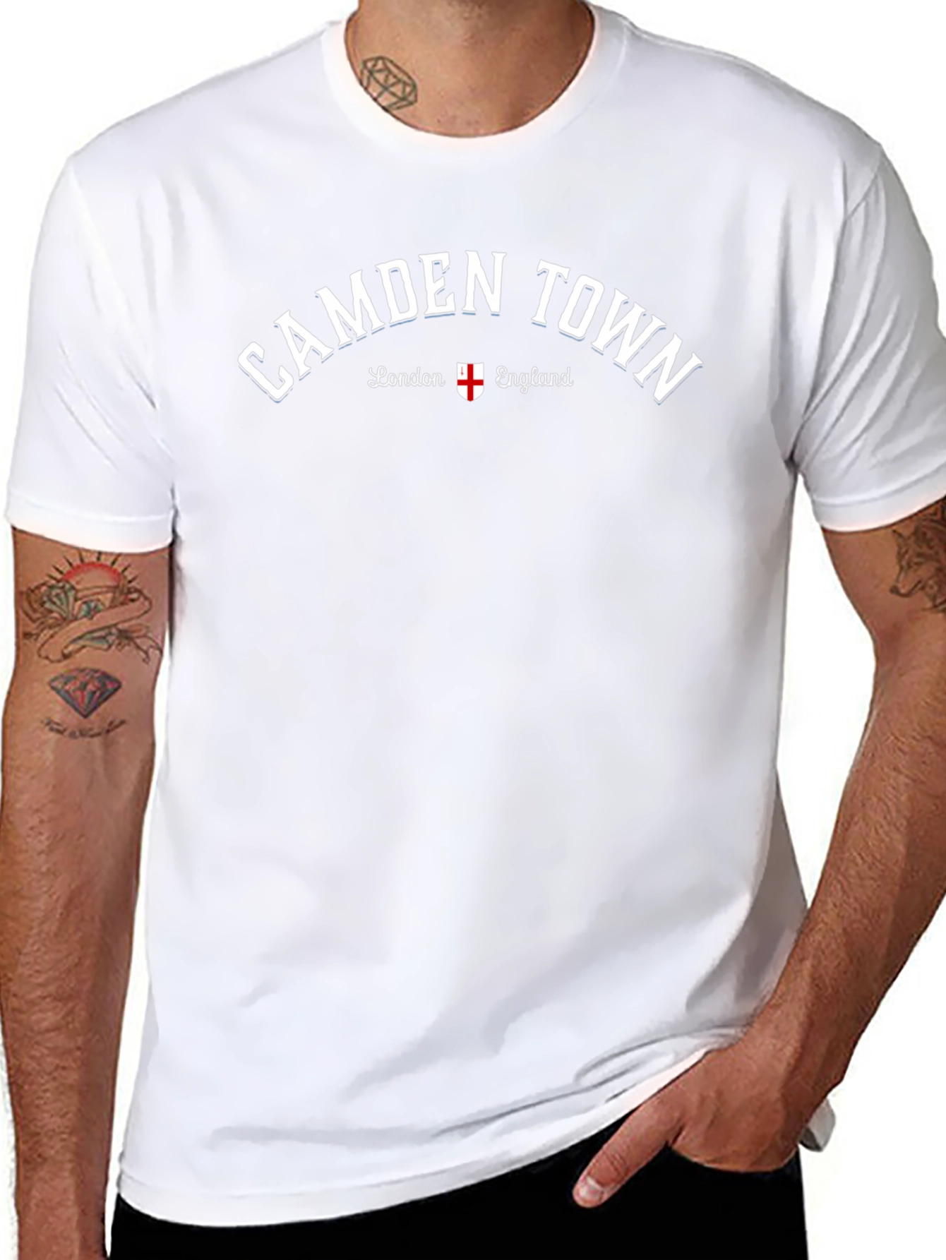 Camden Town London England Black T-Shirt