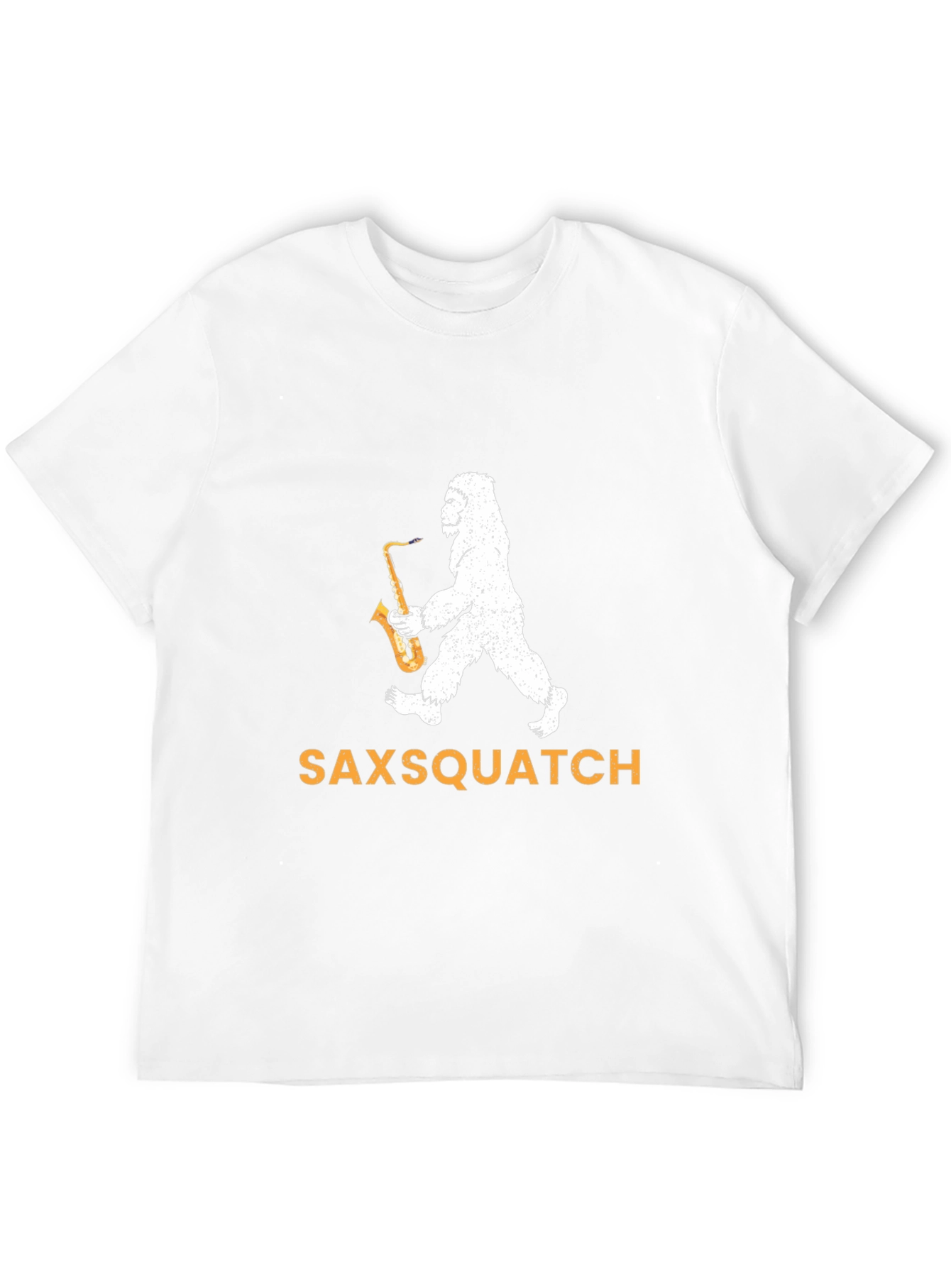 Saxsquatch Graphic Tee - Bigfoot Saxophone T-Shirt