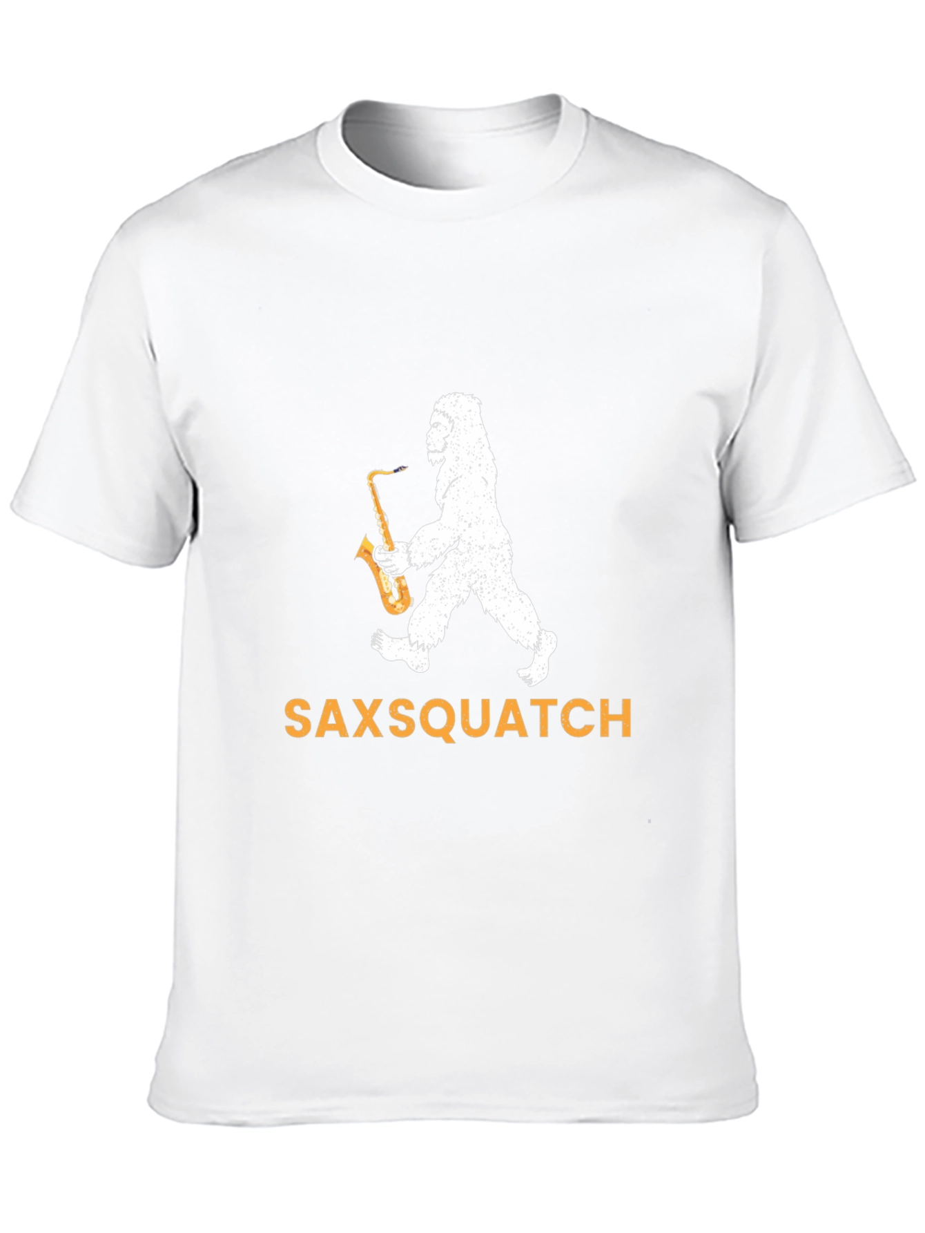 Saxsquatch Graphic Tee - Bigfoot Saxophone T-Shirt