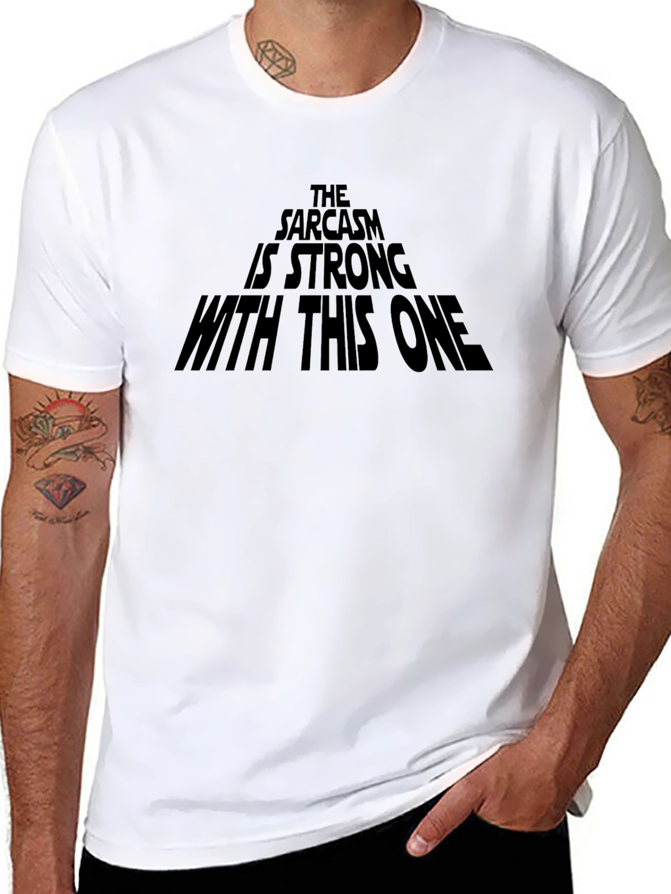 Sarcasm Strong T-Shirt Funny Geek Tee