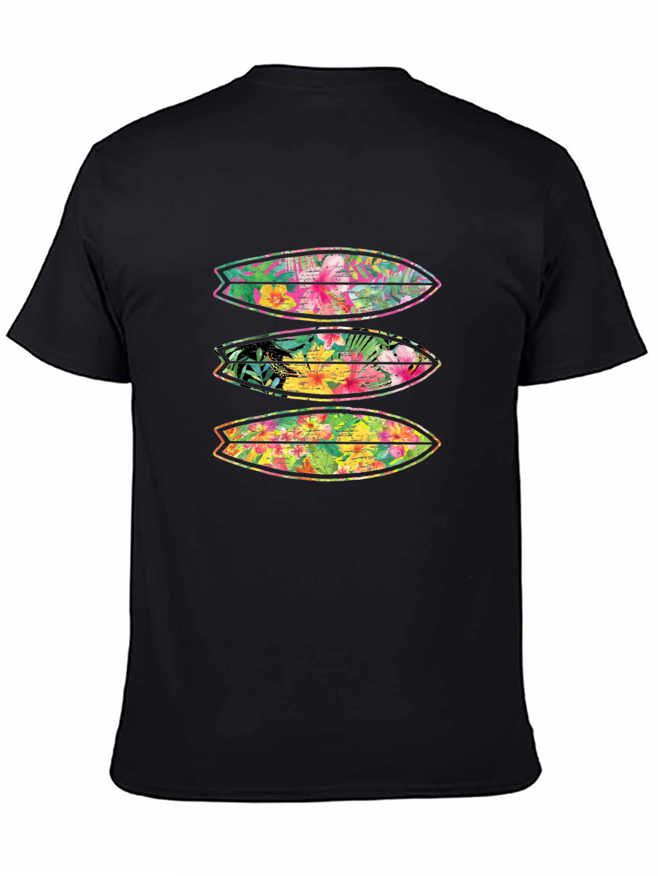 Tropical Surfboard Print Tee