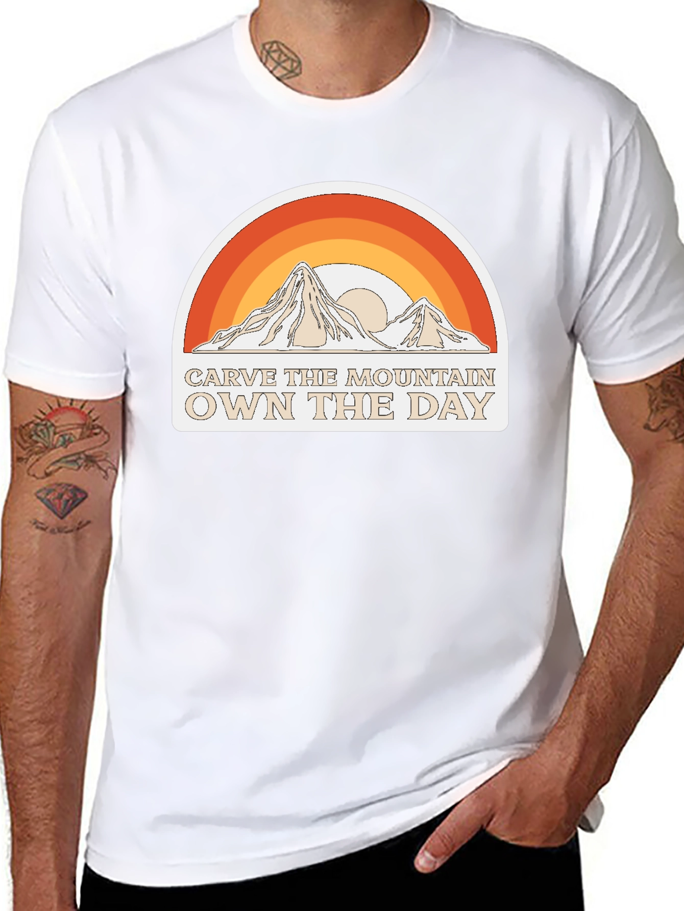 Carve The Mountain Graphic Tee
