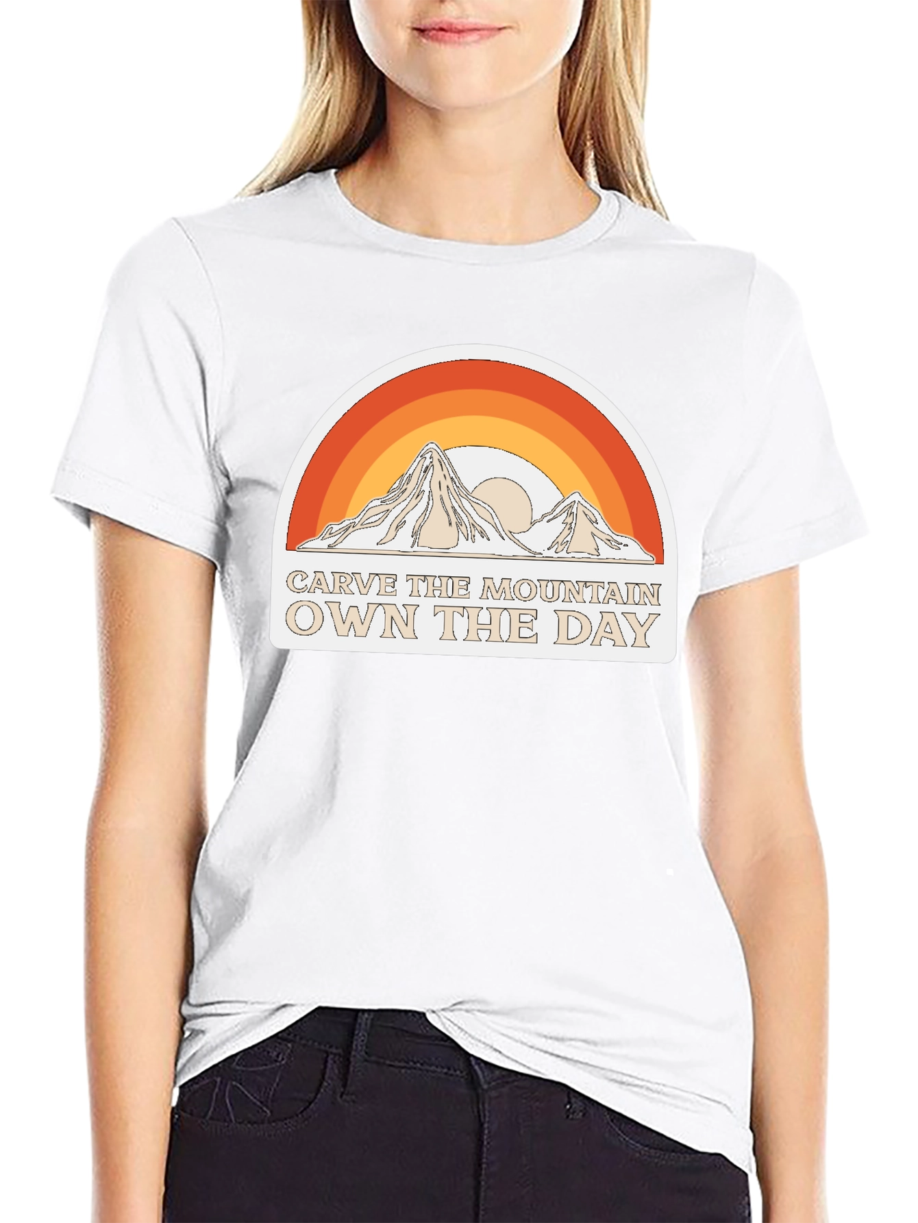 Carve The Mountain Graphic Tee